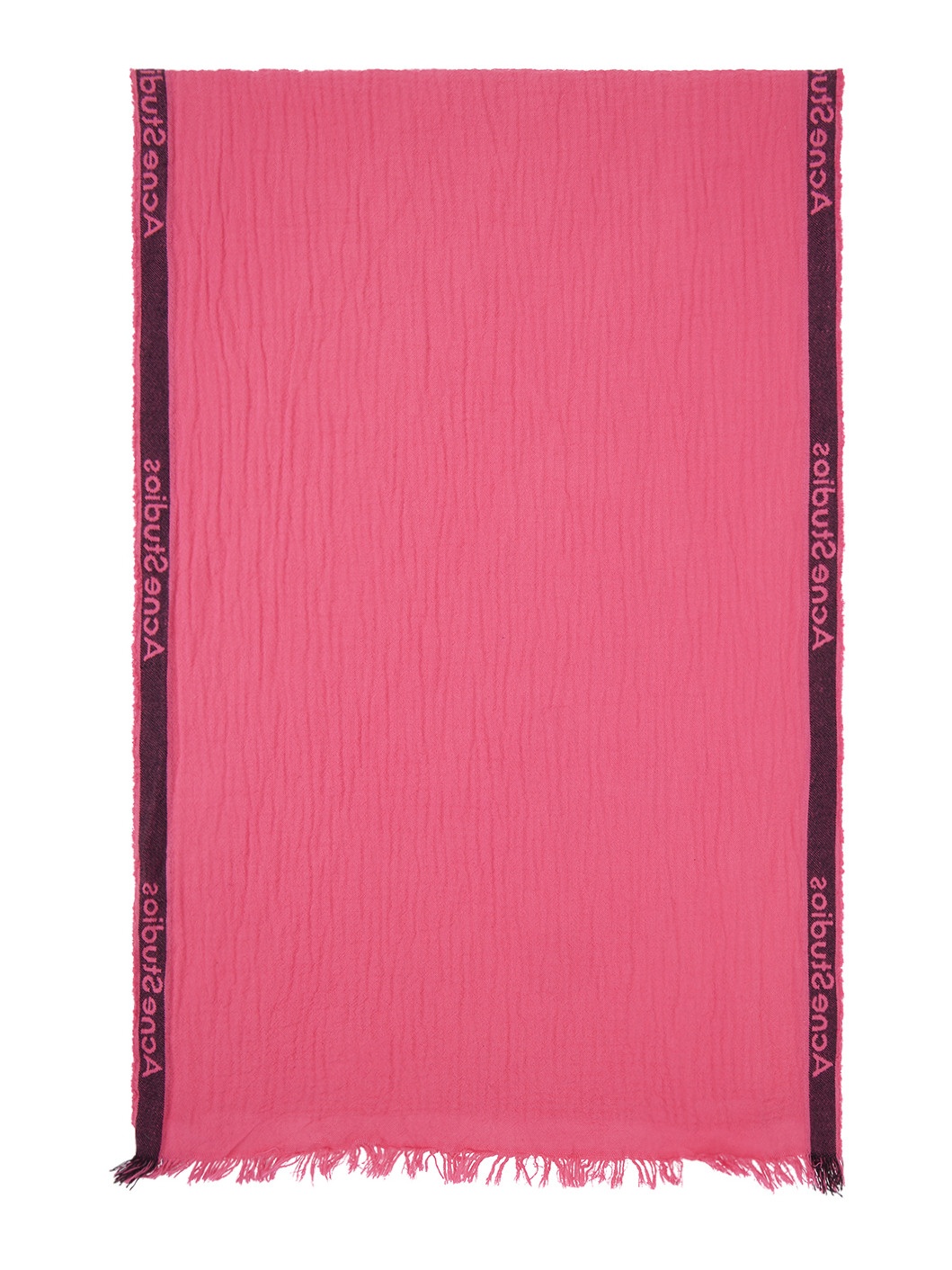 Pink Logo Tape Scarf - 2