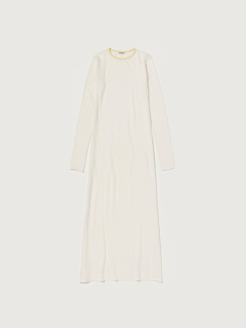 HARD TWIST HIGH GAUGE WOOL SILK KNIT DRESS 1