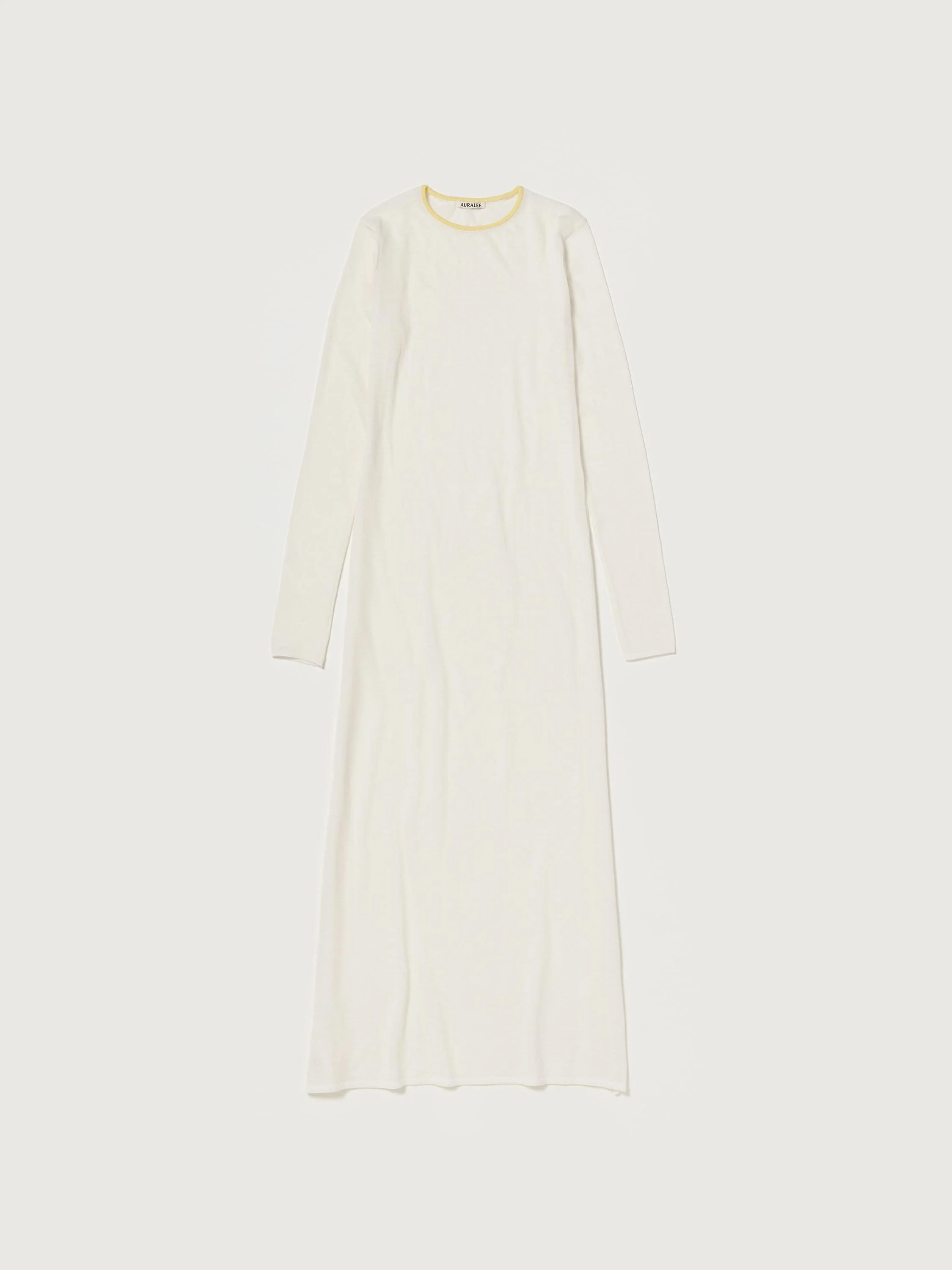 HARD TWIST HIGH GAUGE WOOL SILK KNIT DRESS - 1