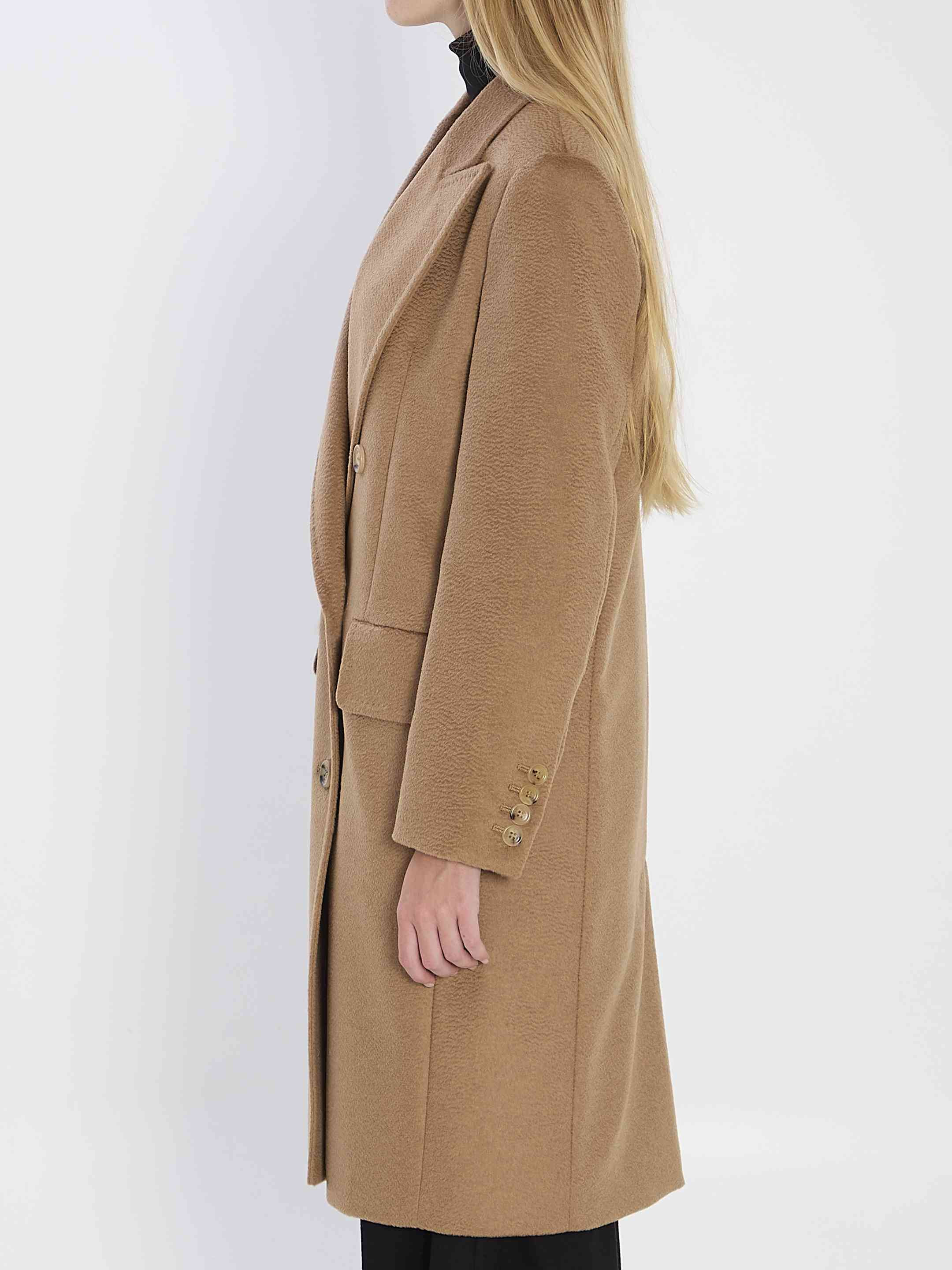Max Mara Women Double-Breasted Camel Coat - 3