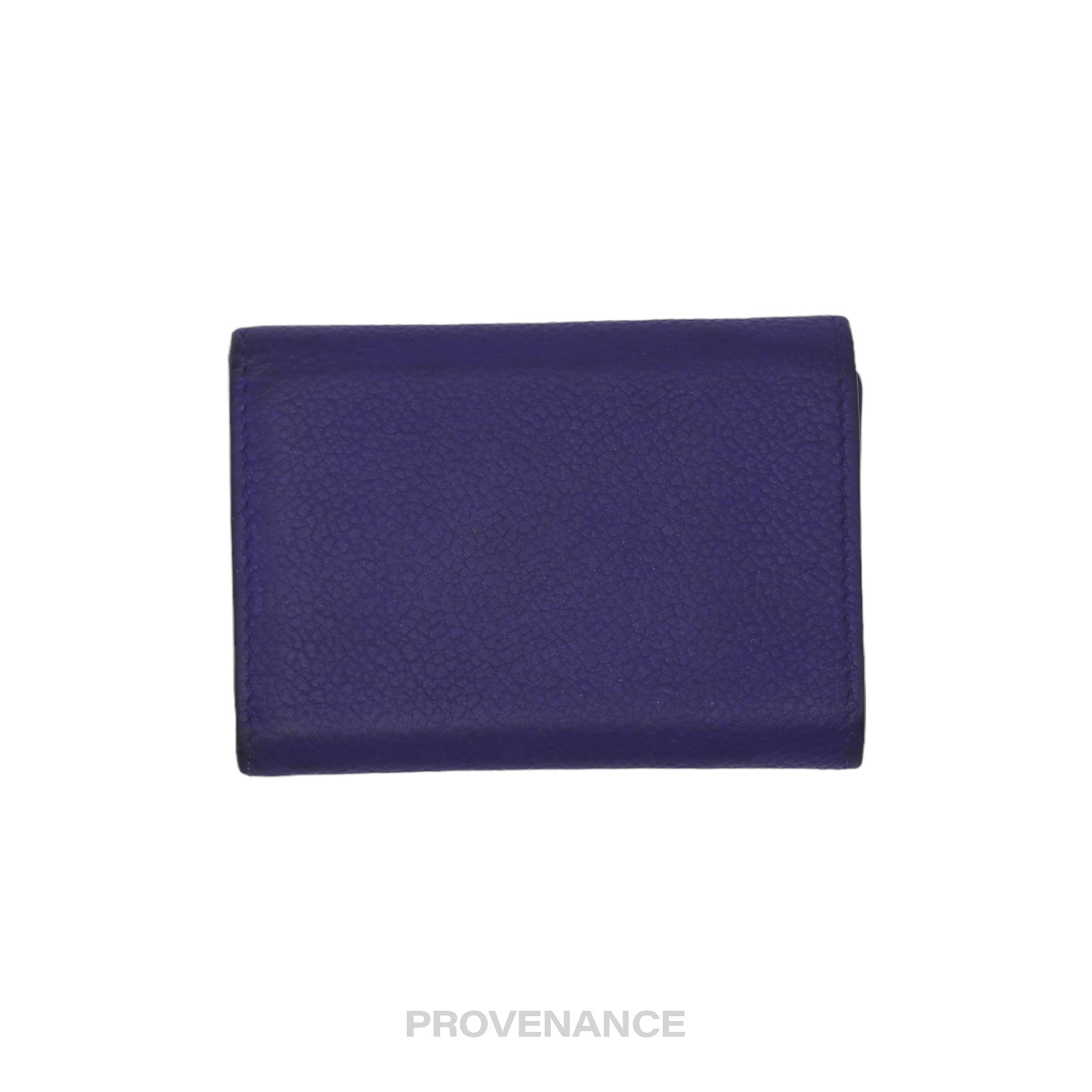 SLP Compact Trifold Wallet - Blue Tumbled Leather - 3