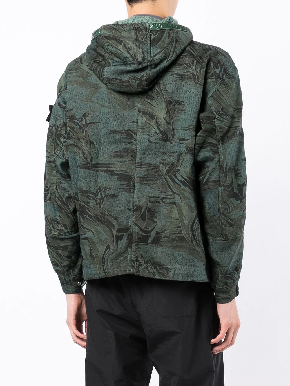 graphic-print hooded jacket - 4