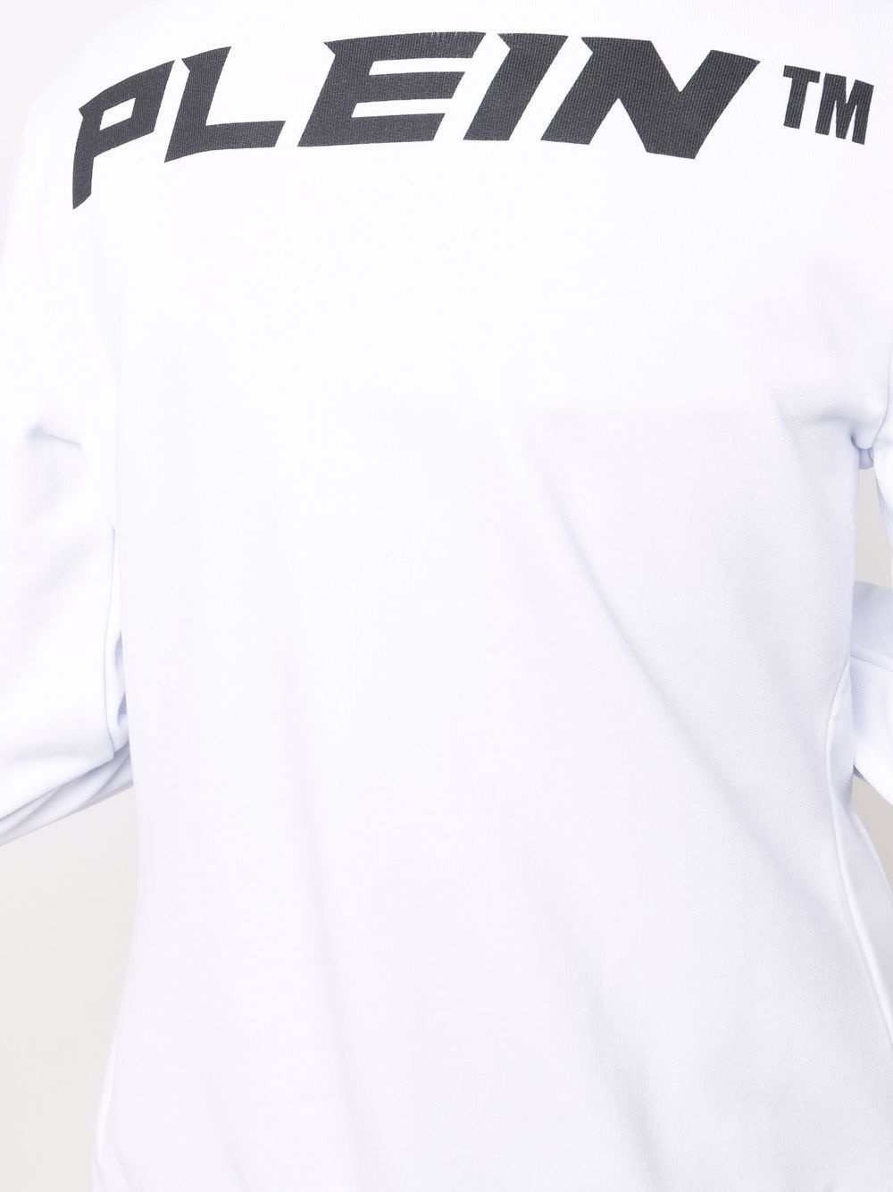 Skull logo print stud detail hoodie - 9