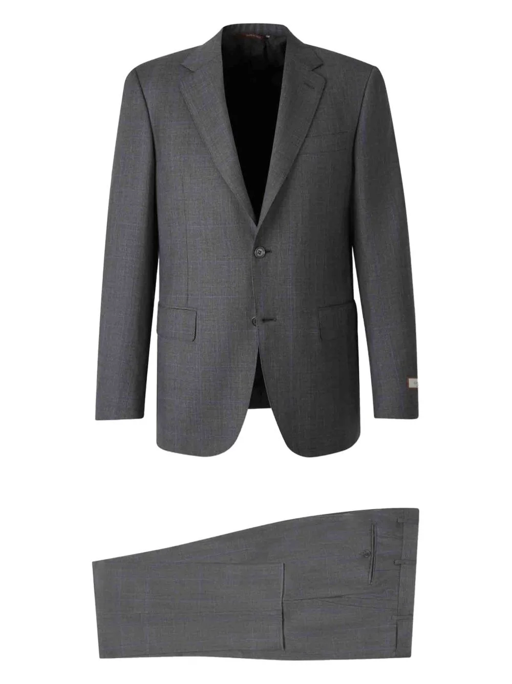 checked wool suit - 1