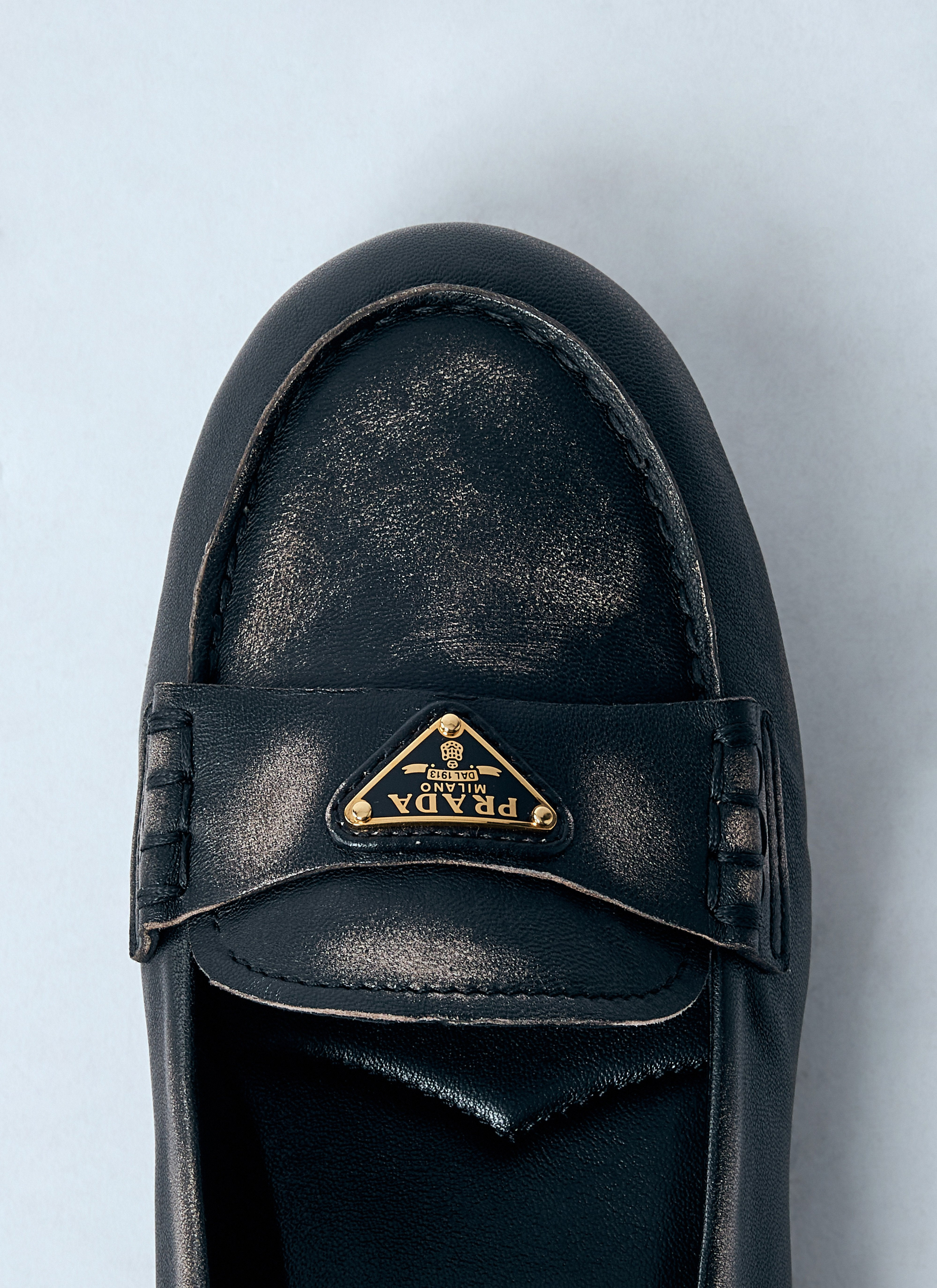 Prada Women Logo Plaque Loafters - 6