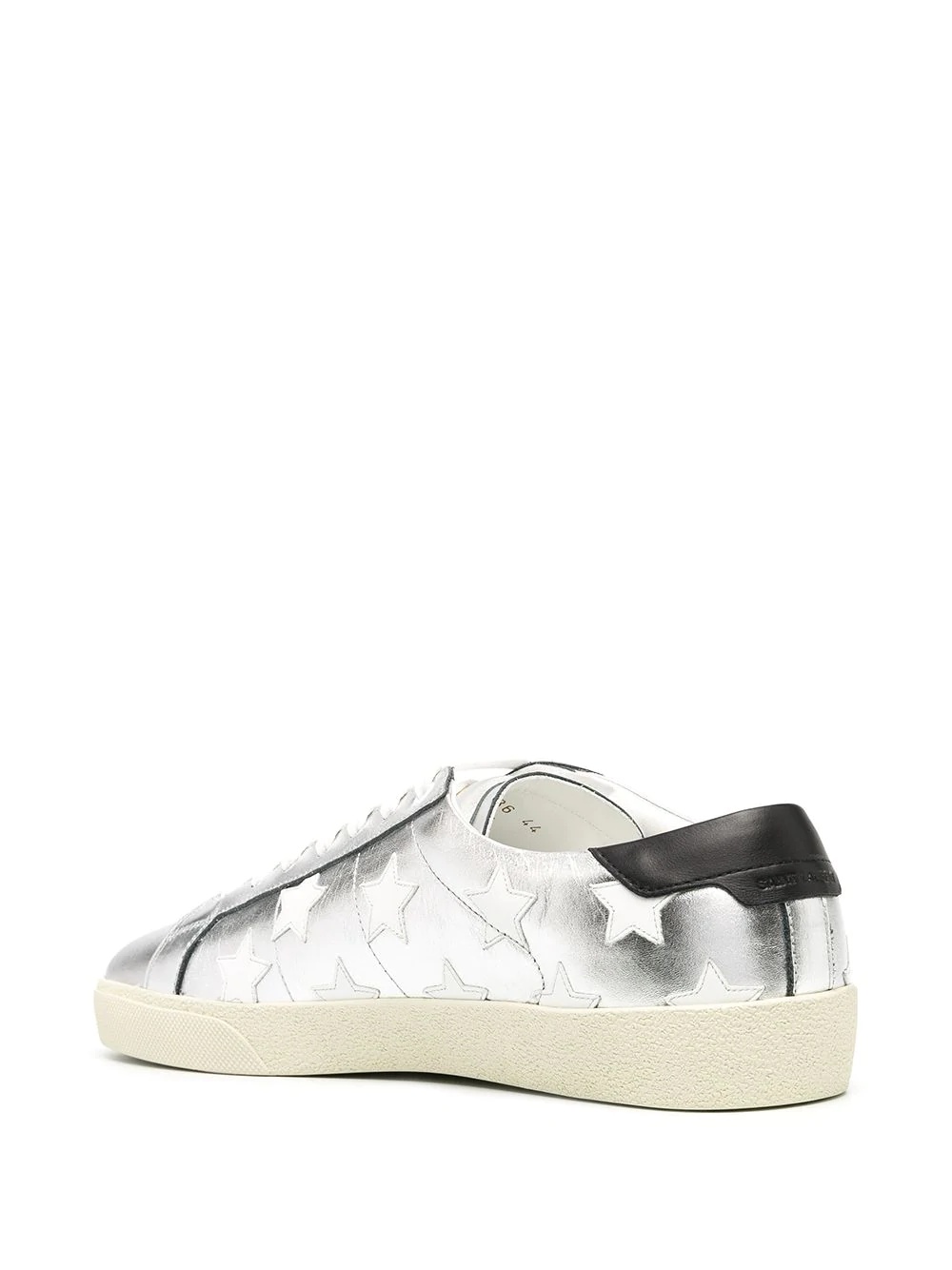 star-patch low-top sneakers - 3