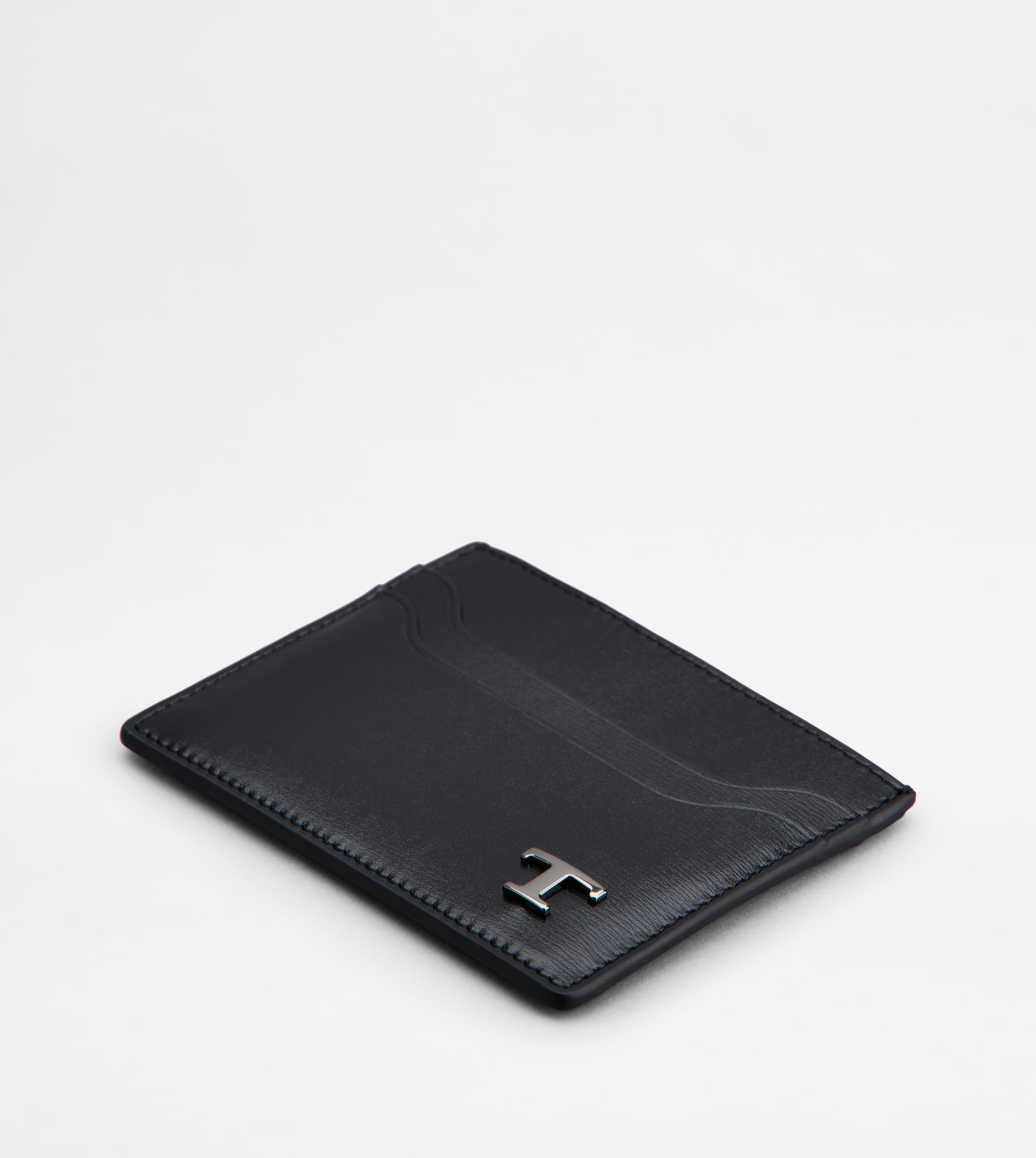 TOD'S CARD HOLDER IN LEATHER - BROWN - 3