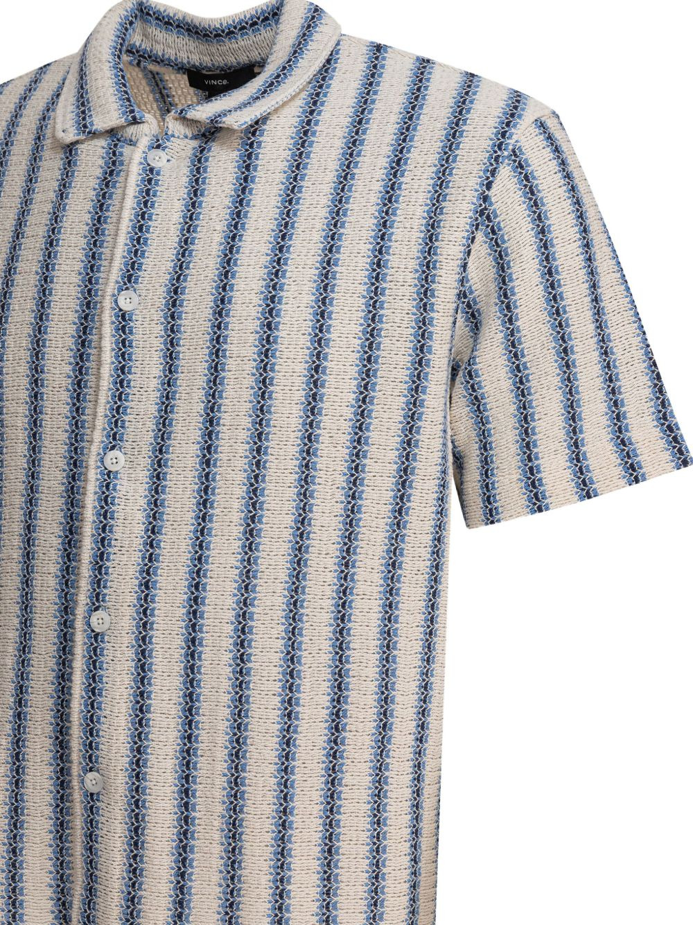 striped short-sleeve shirt - 3