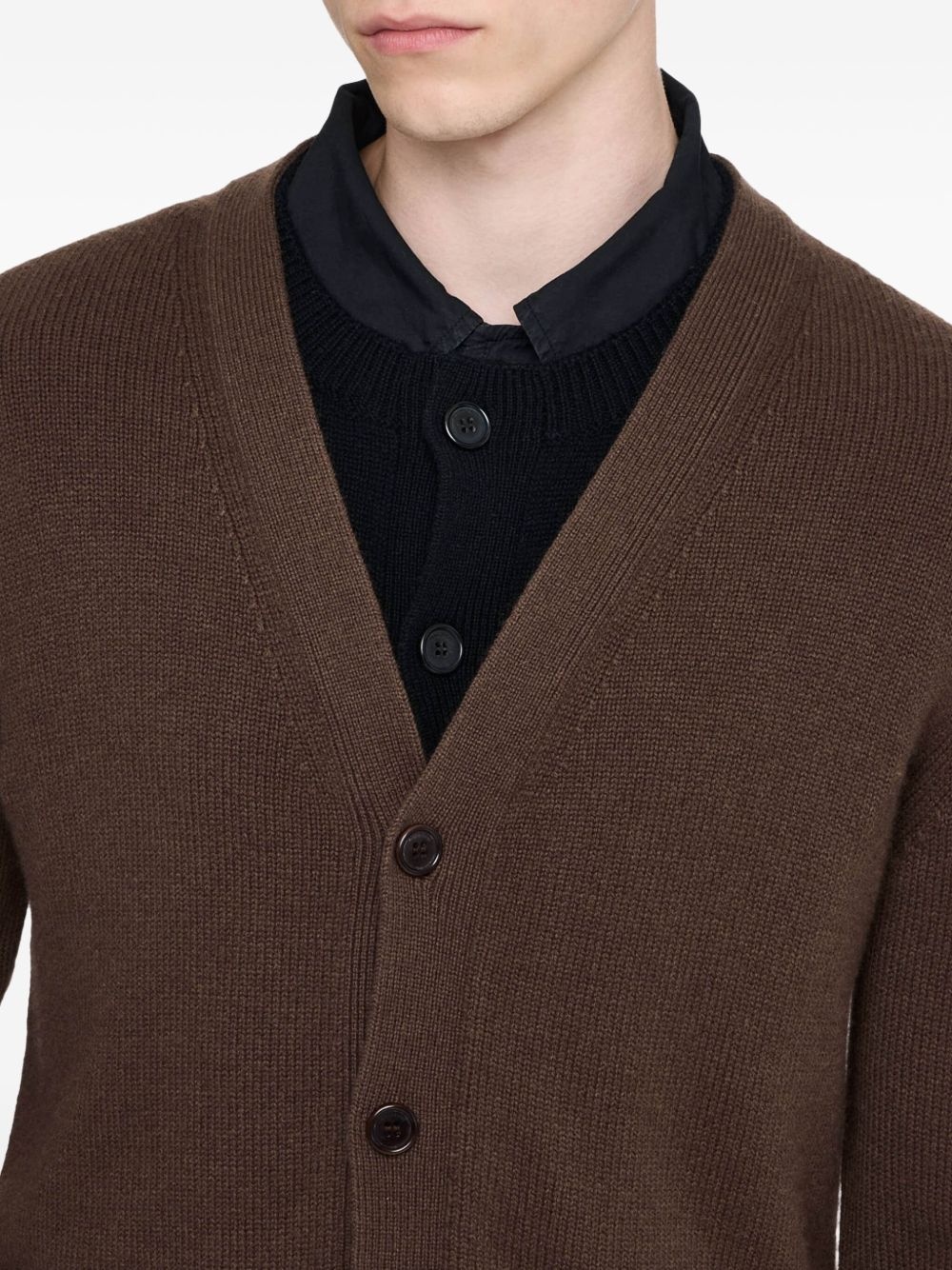 layered cardigan - 4