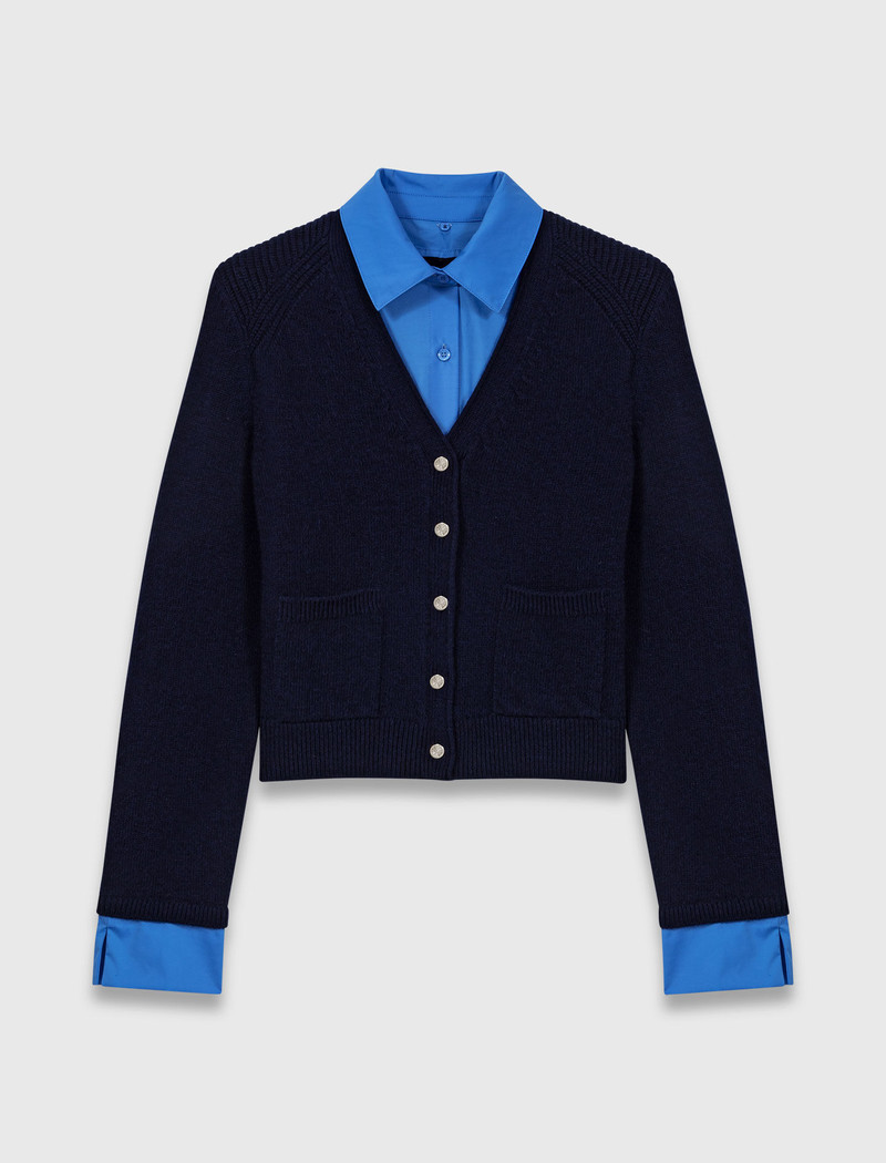 Cardigan with removable details 1