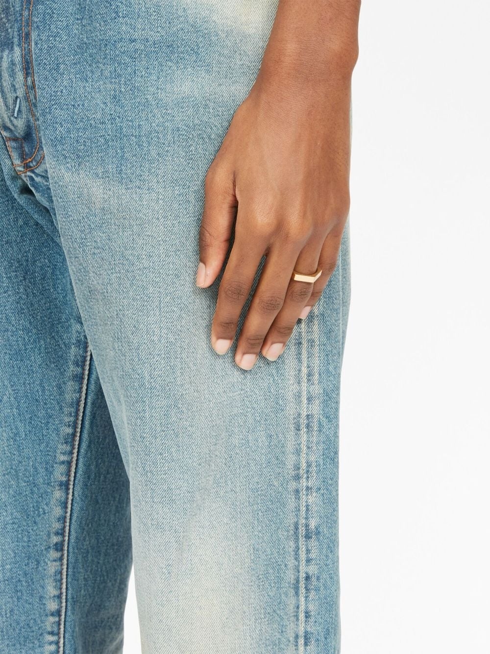 polished geometric ring - 3