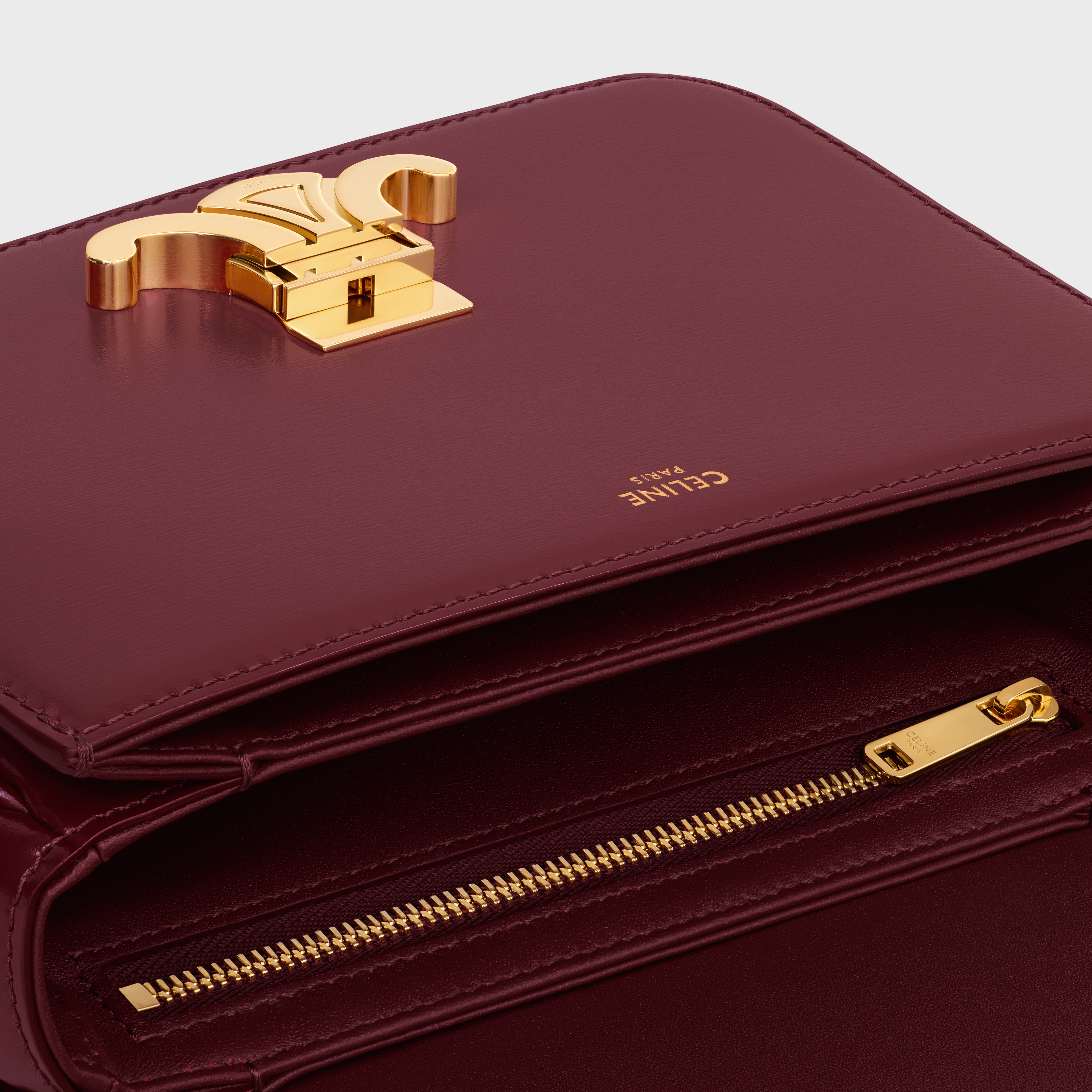 Teen Triomphe Bag in shiny calfskin - 4