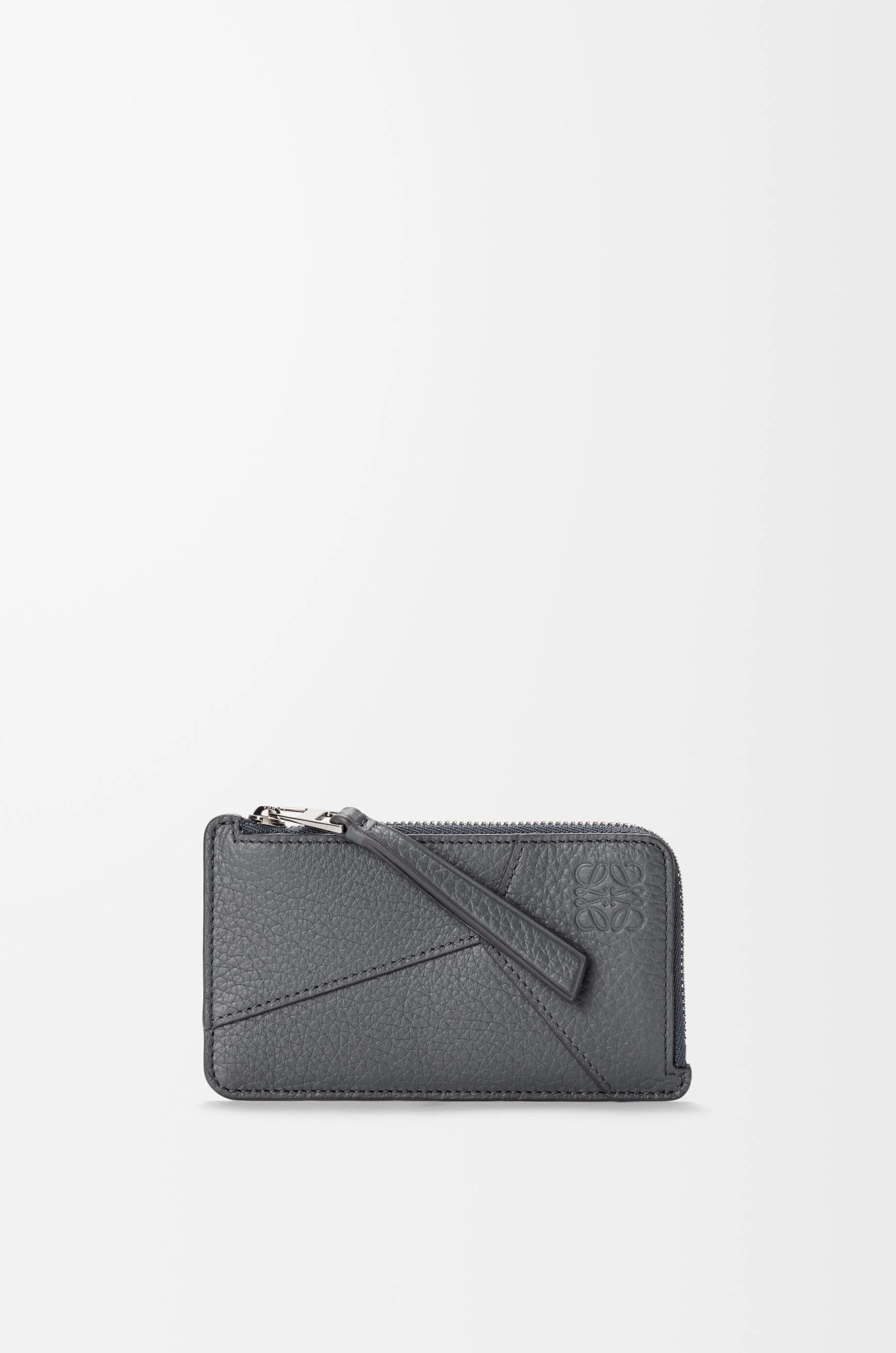 Puzzle coin cardholder in supple grained calfskin - 1