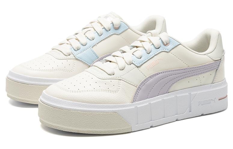 (WMNS) PUMA Cali Court Leather 'Marshmallow White' 393802-07 - 4