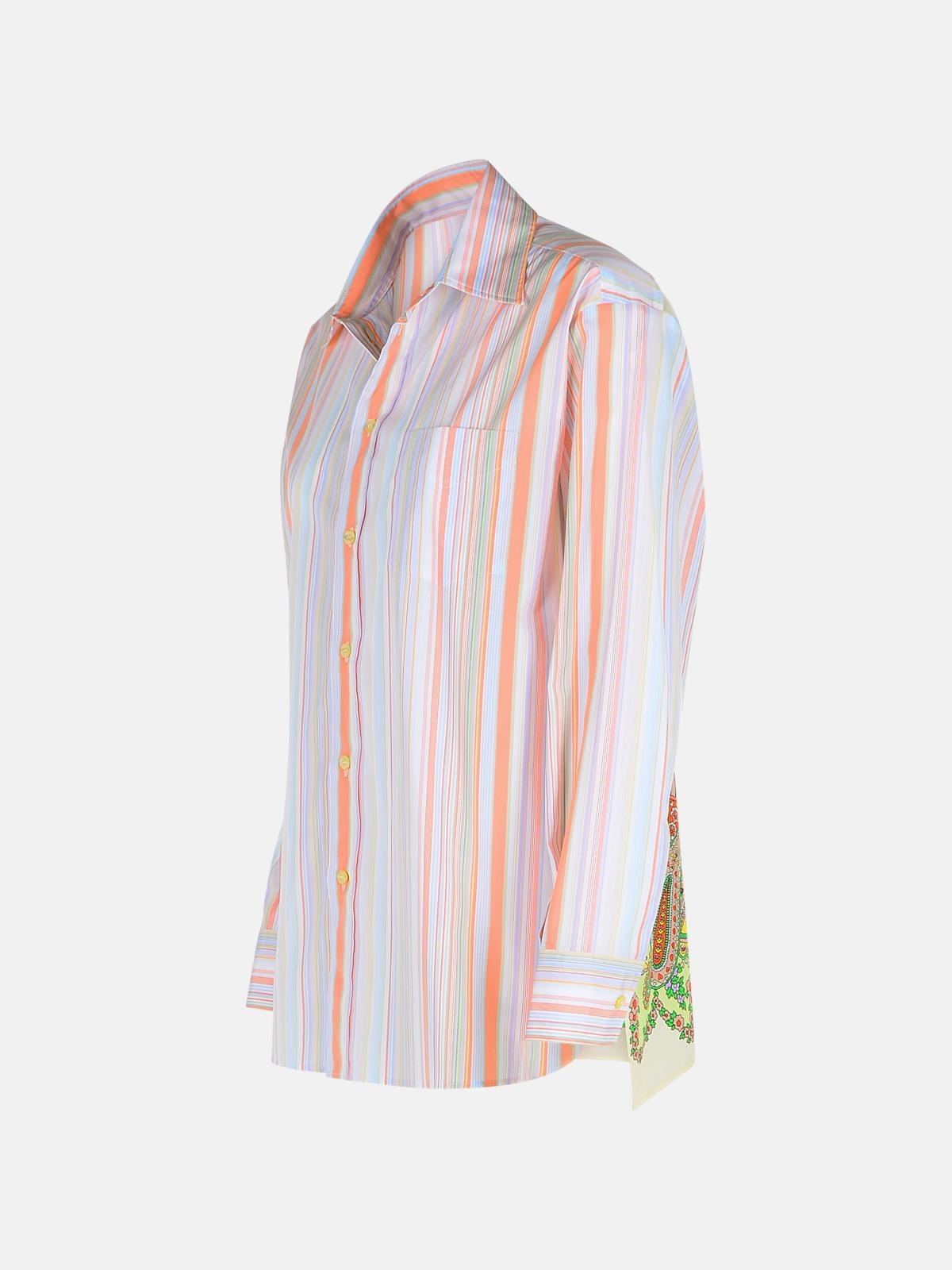 ORANGE COTTON SHIRT - 2