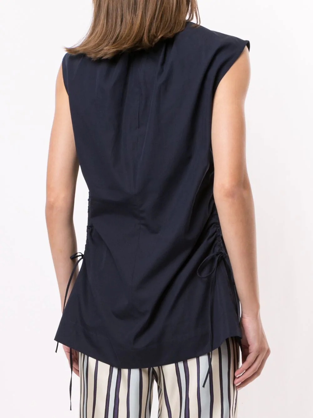 side tie ruched top - 4