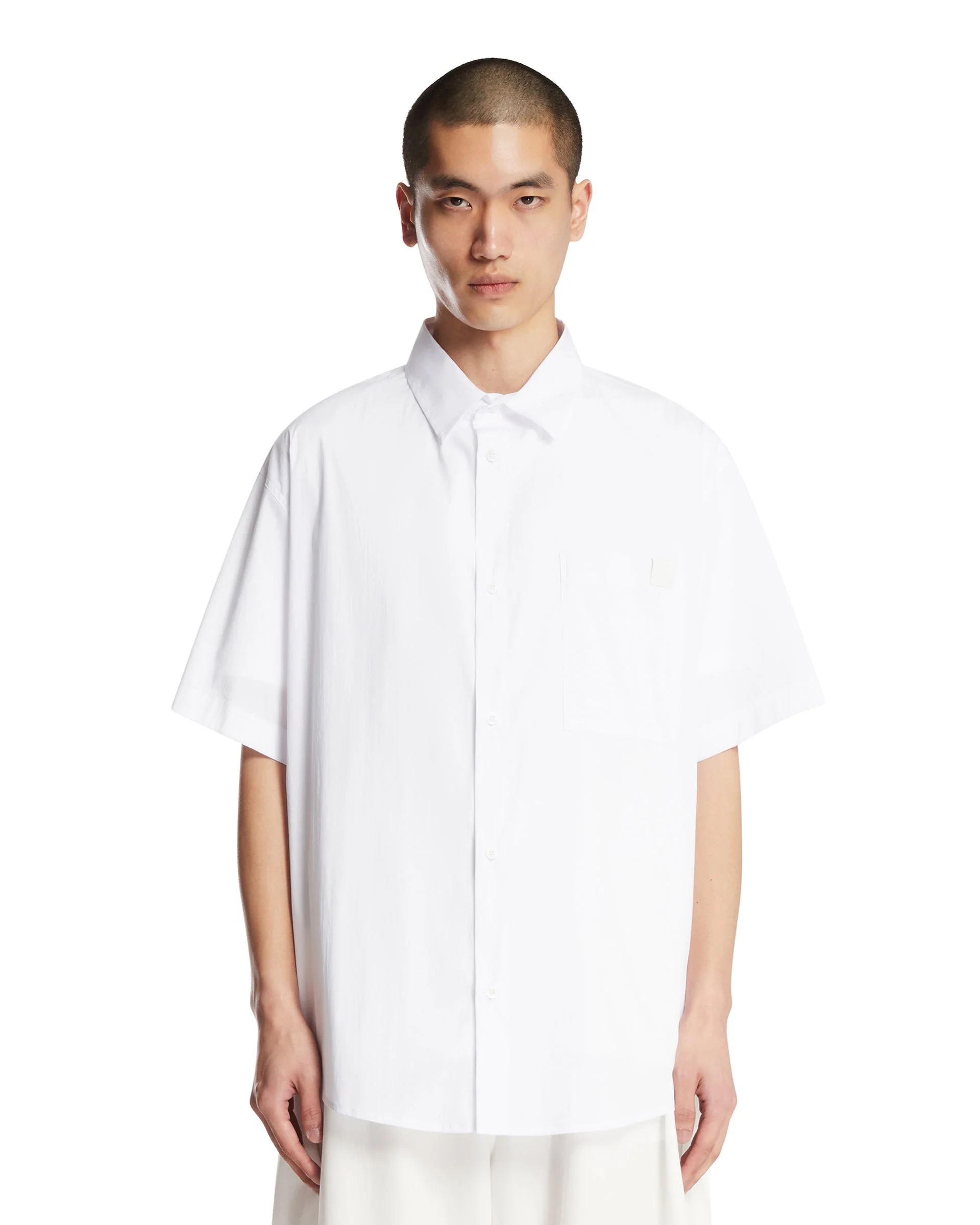 White Karl Cotton Shirt - 1