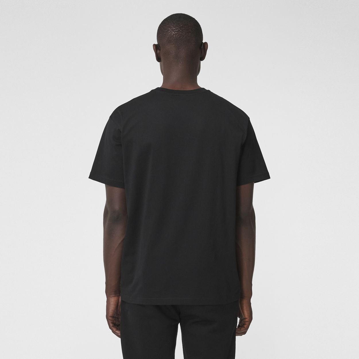 Monogram Motif Cotton Oversized T-shirt - 4