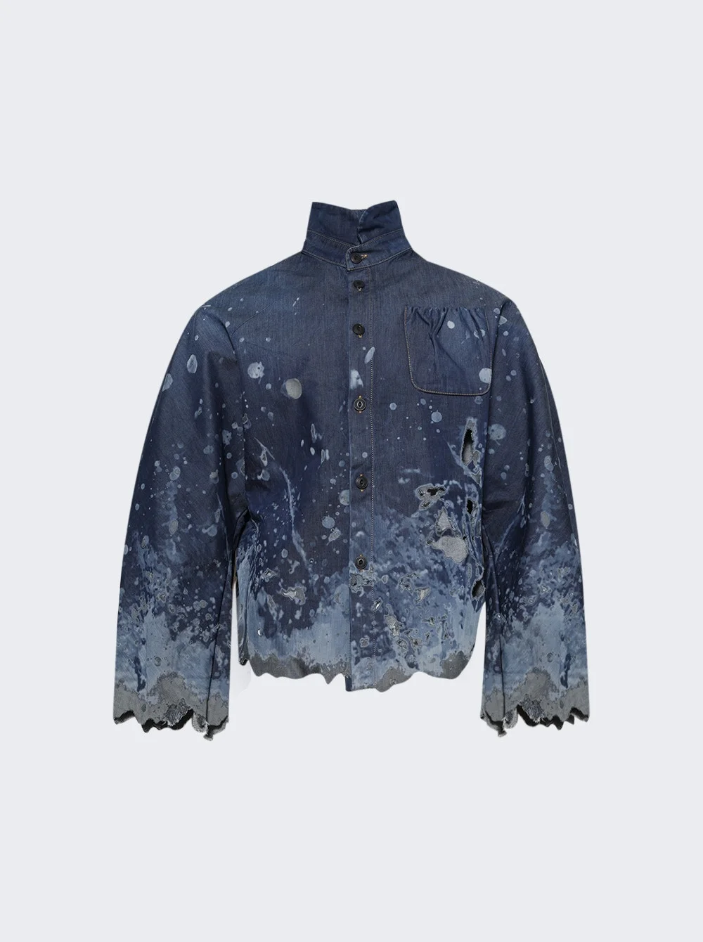 Meta-braxas Shirt Dark Blue - 1