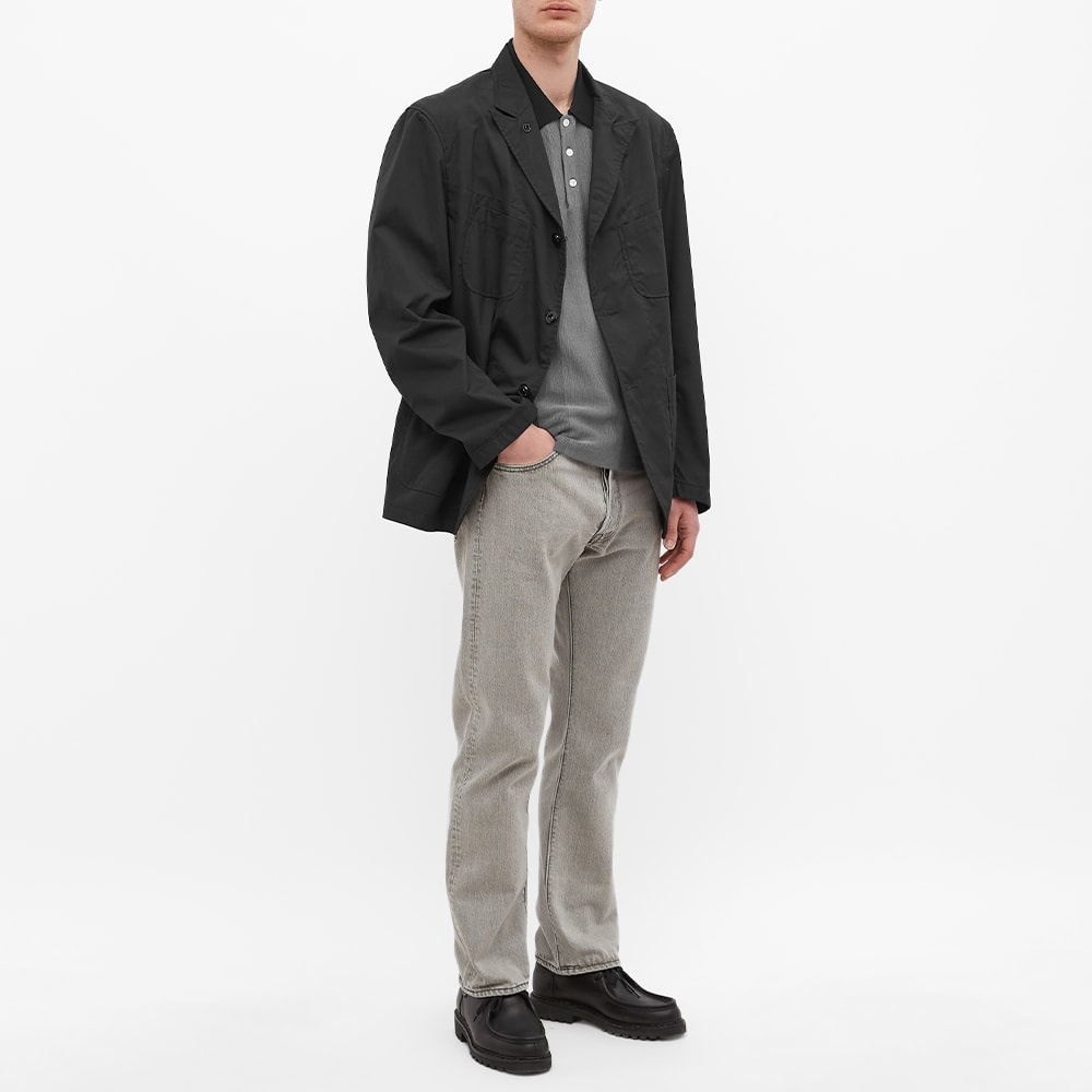 Beams Plus Stripe Knit Polo - 4