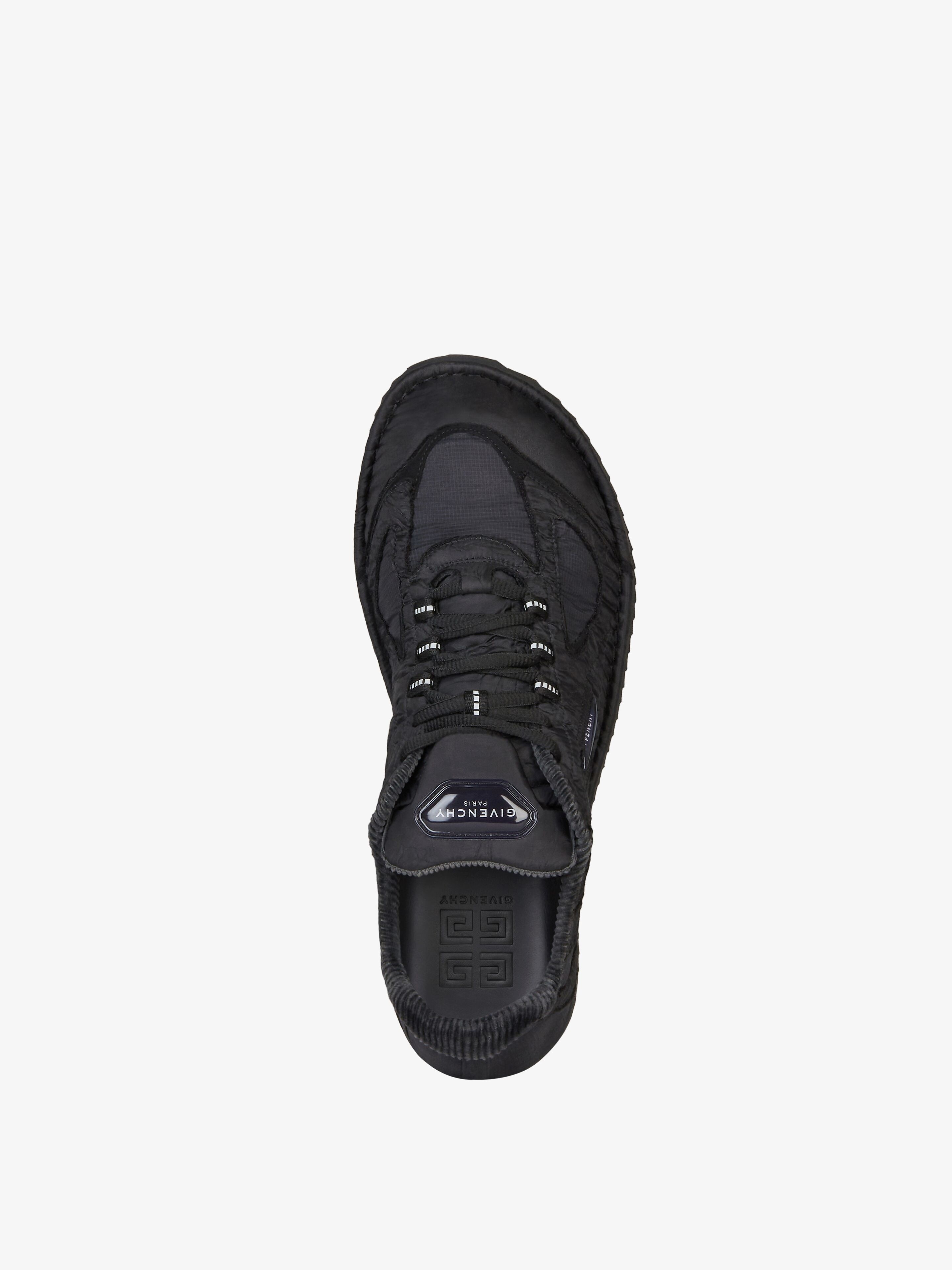 FLAT SNEAKERS IN SYNTHETIC FIBER - 4