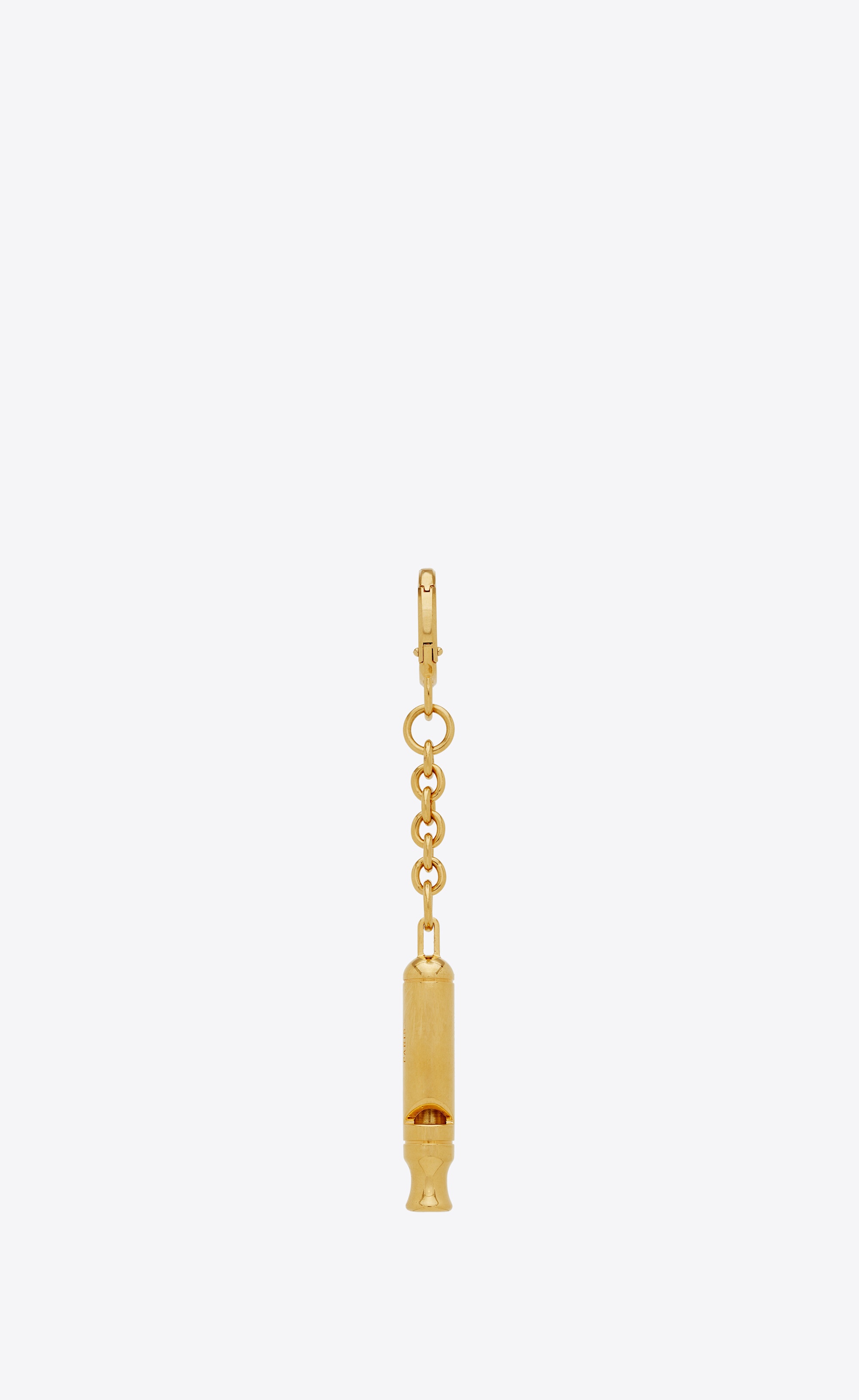 saint laurent metal whistle keyring - 2