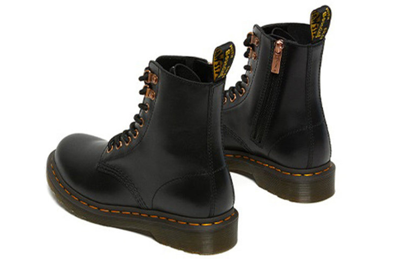 Dr. Martens (WMNS) Dr. Martens 1460 Pascal Hdw Martin Boots Black 26874001 outlook
