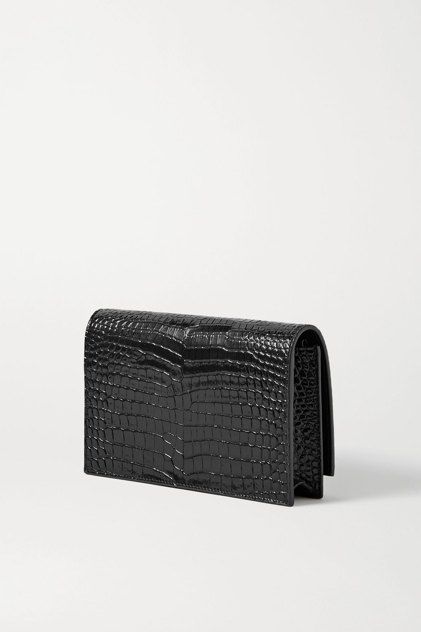 Kate small croc-effect patent-leather shoulder bag - 3