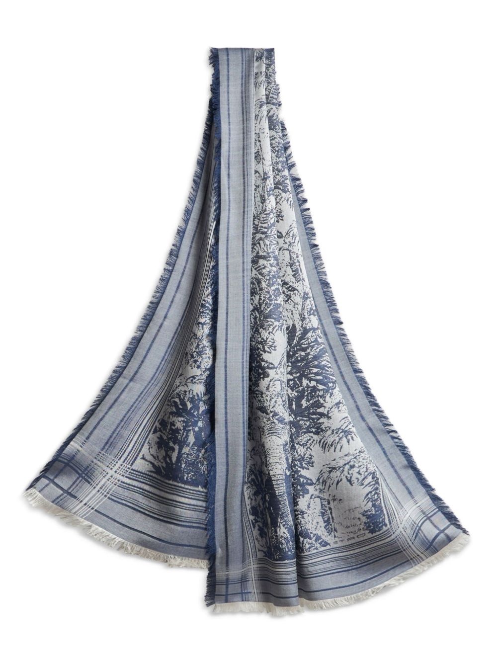 abstract-print scarf - 3