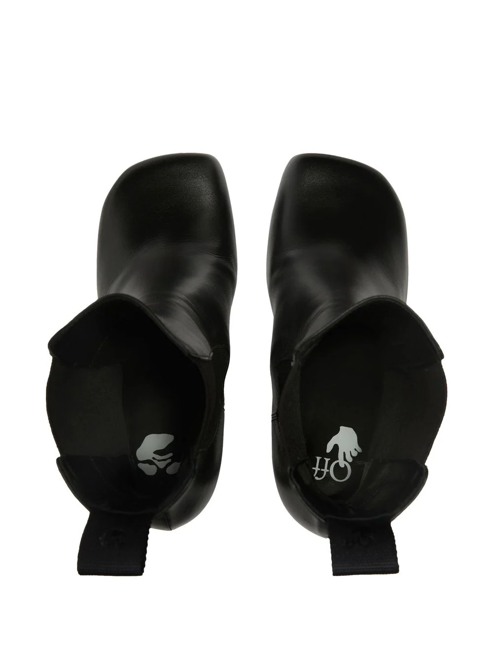 leather heeled boots - 4