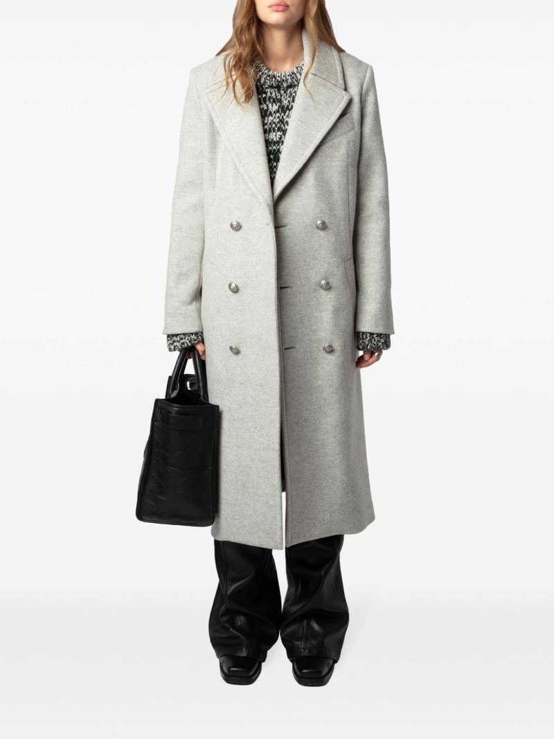 Zadig & Voltaire Mulan double-breasted coat outlook