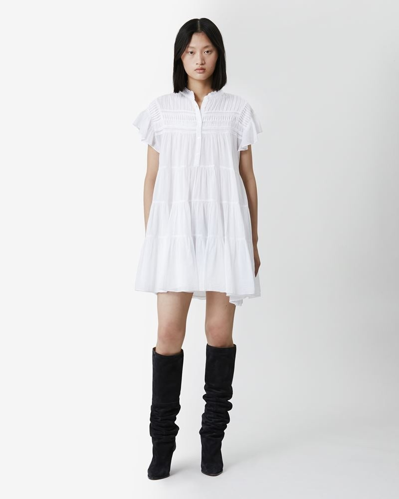 Isabel Marant Étoile LANIKAYE RUFFLE MINI DRESS outlook