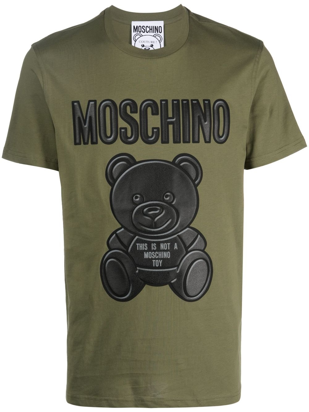 logo-print organic-cotton T-shirt - 1