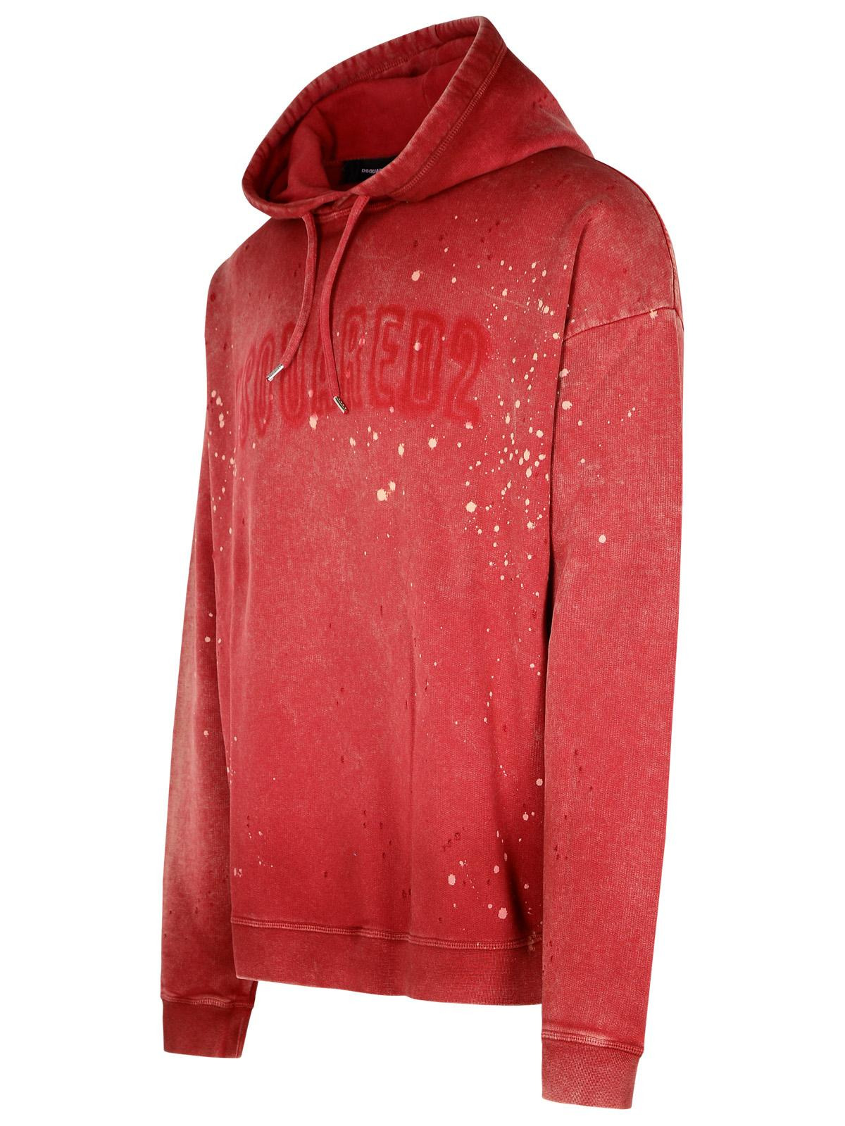 Dsquared2 Red Cotton Sweatshirt Men - 2