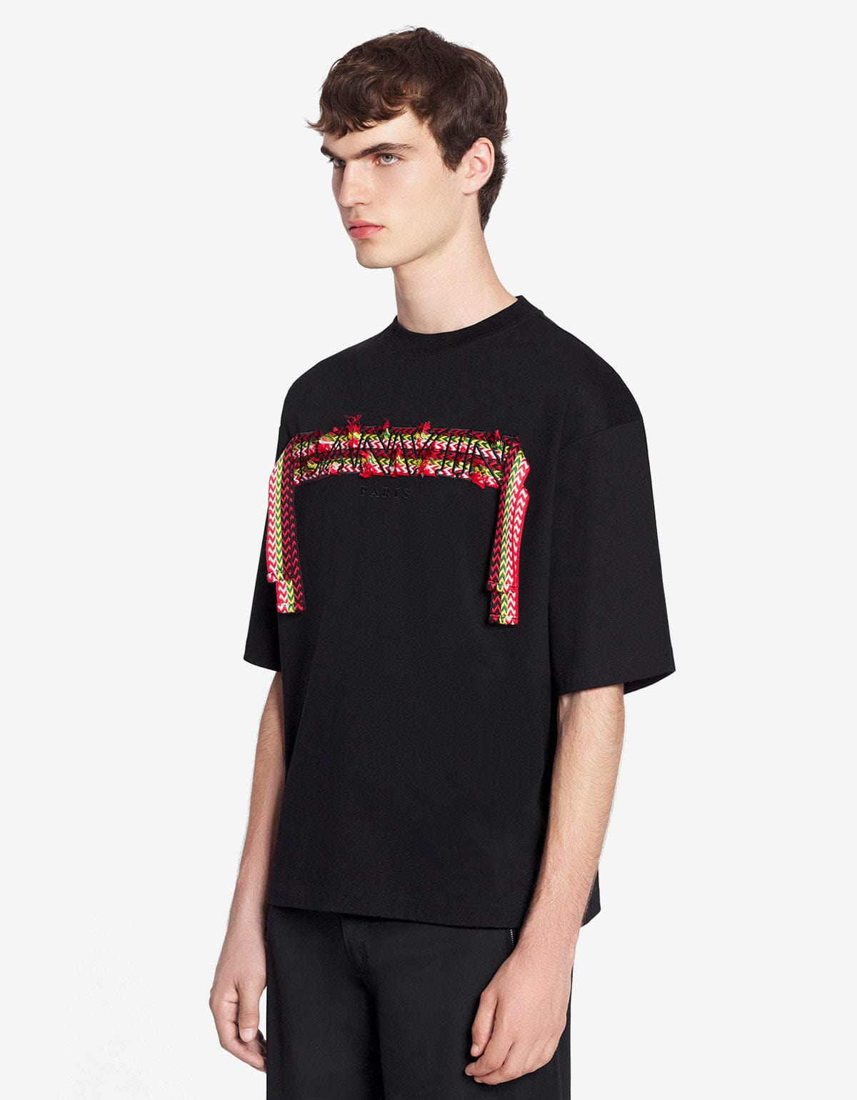 Lanvin Curb Logo Embroidered Oversized T-Shirt - 3