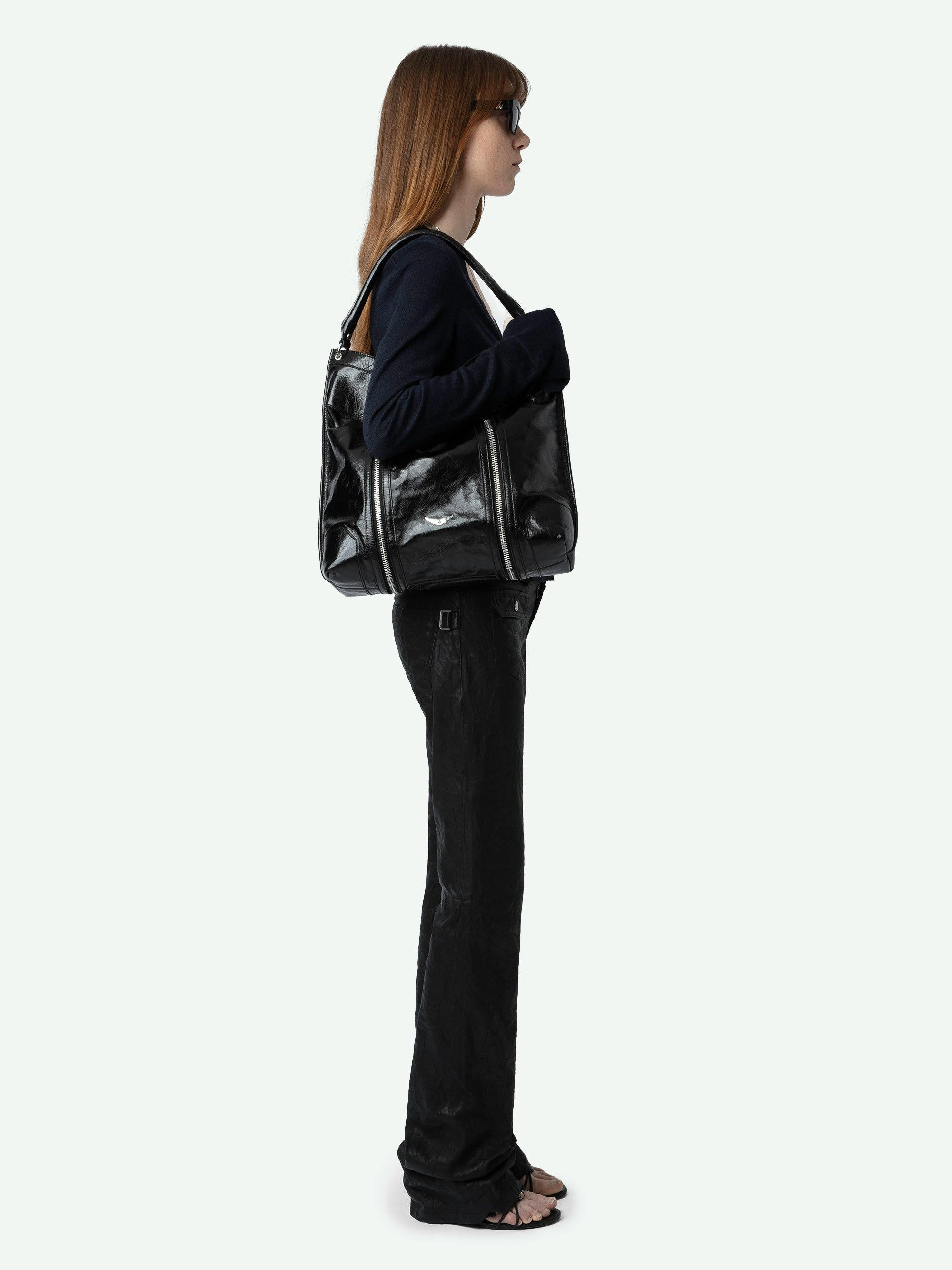 Sunny Hobo Vintage Patent Bag - 5