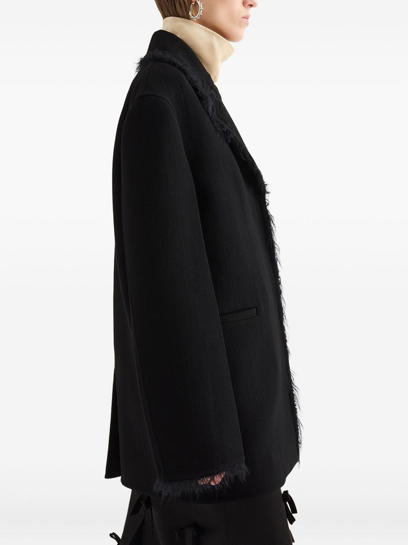 feather-trimmed jacket 3