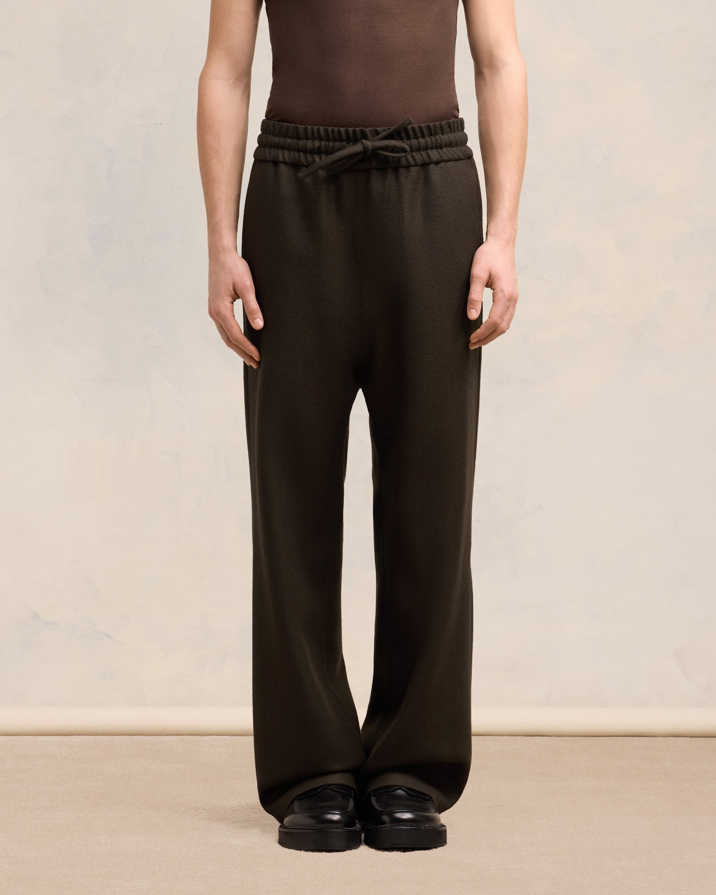 WIDE ELASTICATED WAIST TROUSERS - 3
