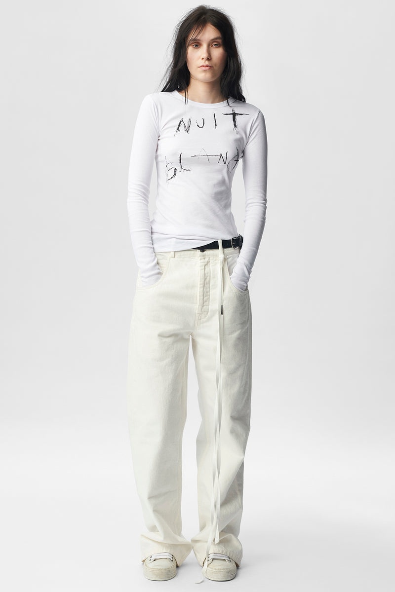 Fanie Long Sleeve T-Shirt Nuit Blanche - 4