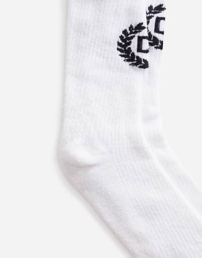 Dolce & Gabbana Cotton socks with jacquard DG logo outlook