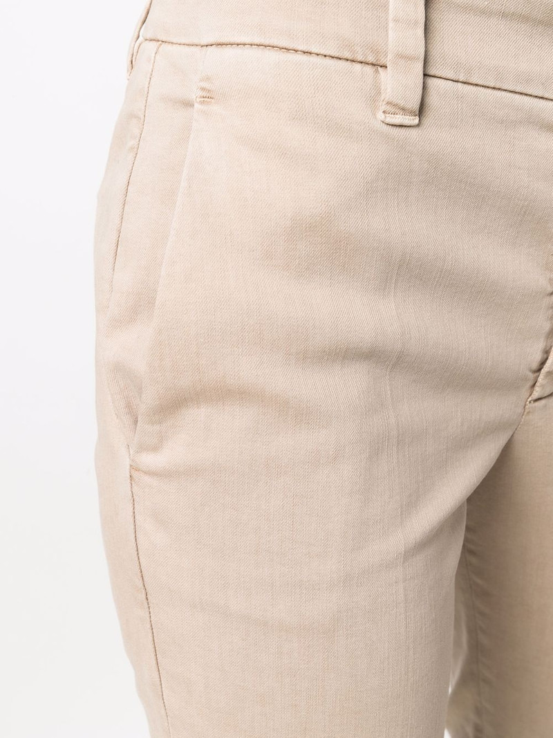 cropped cotton chino trousers 5