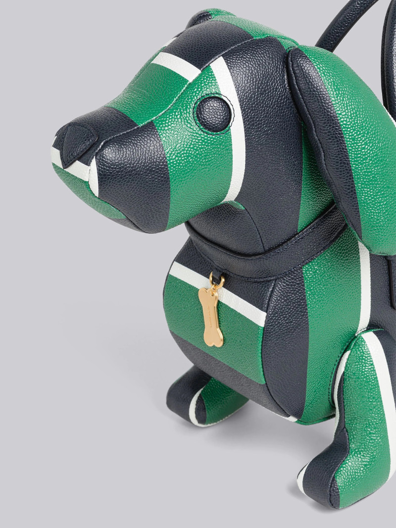Thom Browne Stripe Pebble Grain Leather Hector Bag outlook