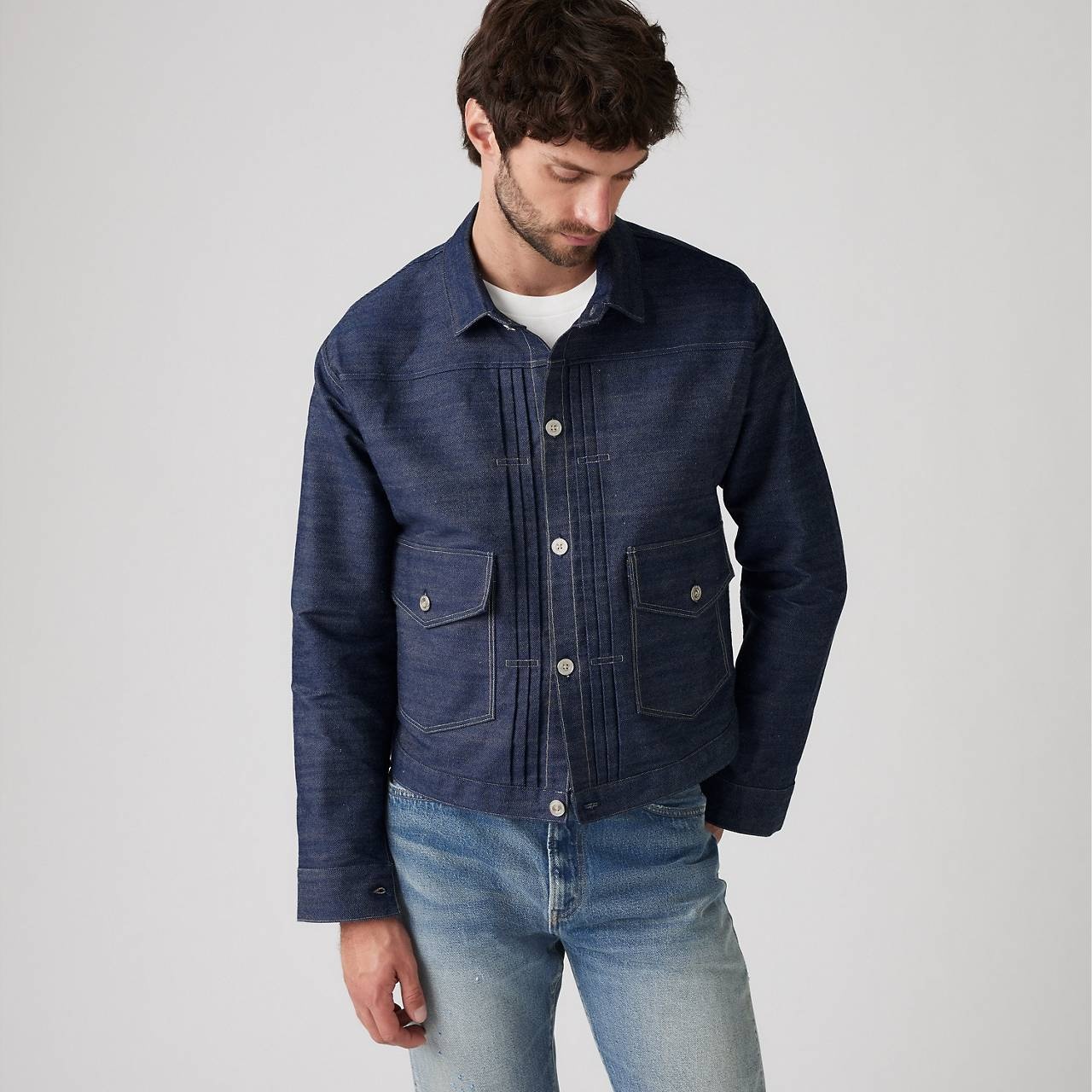 1879 PLEATED TRUCKER JACKET - 3