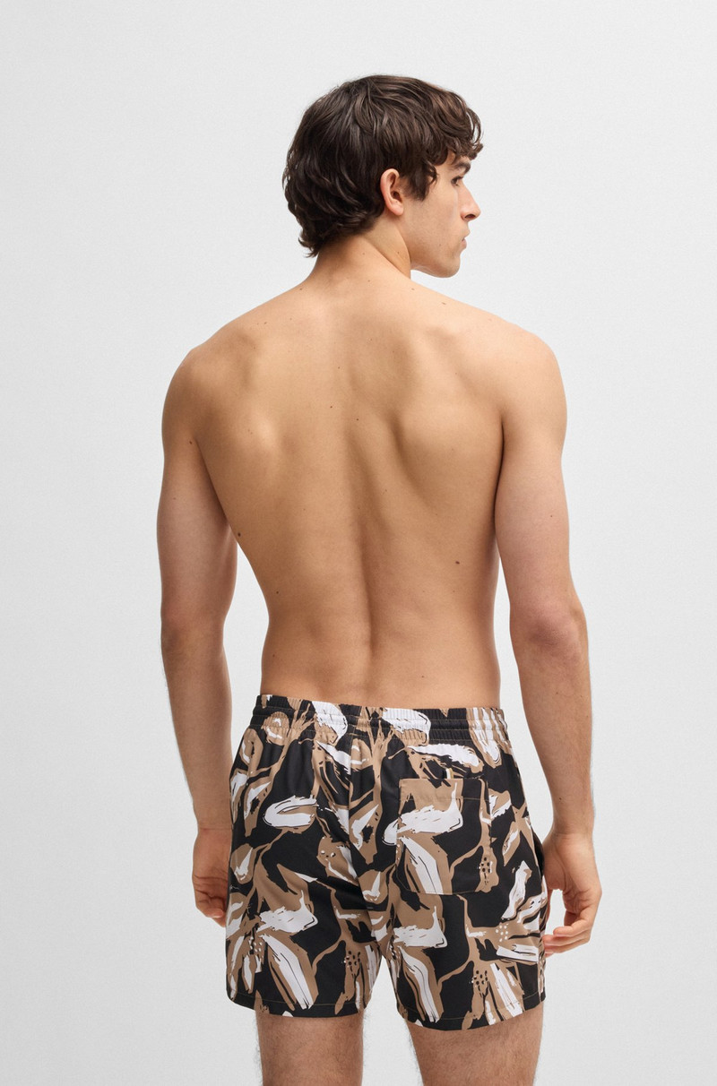 BOSS FULLY LINED SWIM SHORTS WITH SEASONAL PRINT outlook