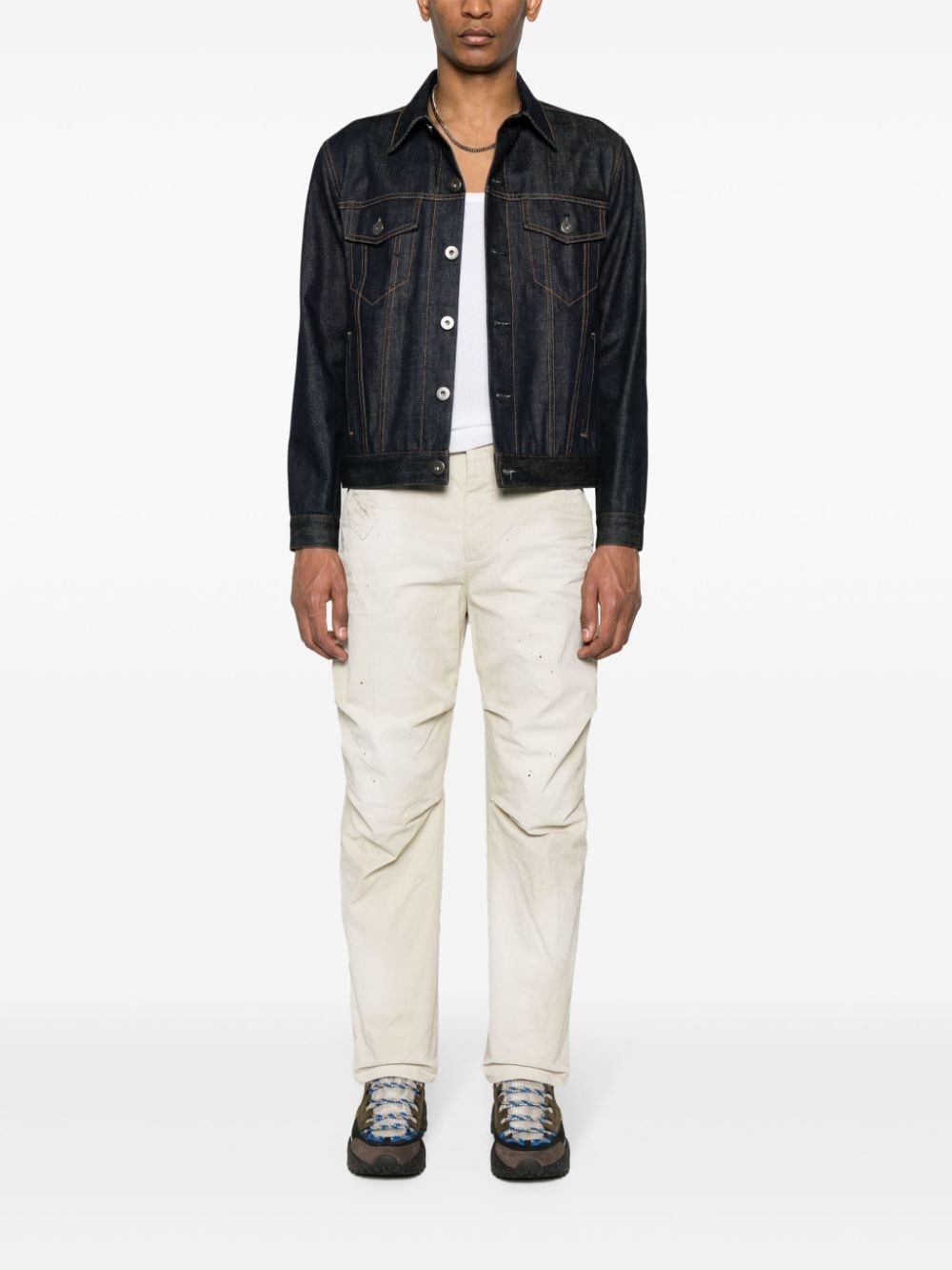 D2 Stamps Osaka straight-leg trousers - 2