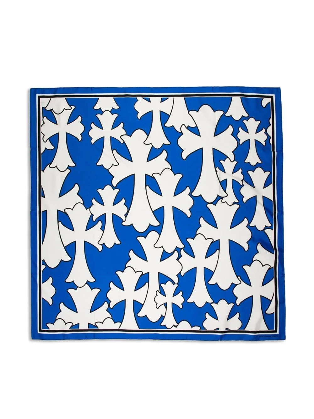 Cemetery cross silk scarf - 1