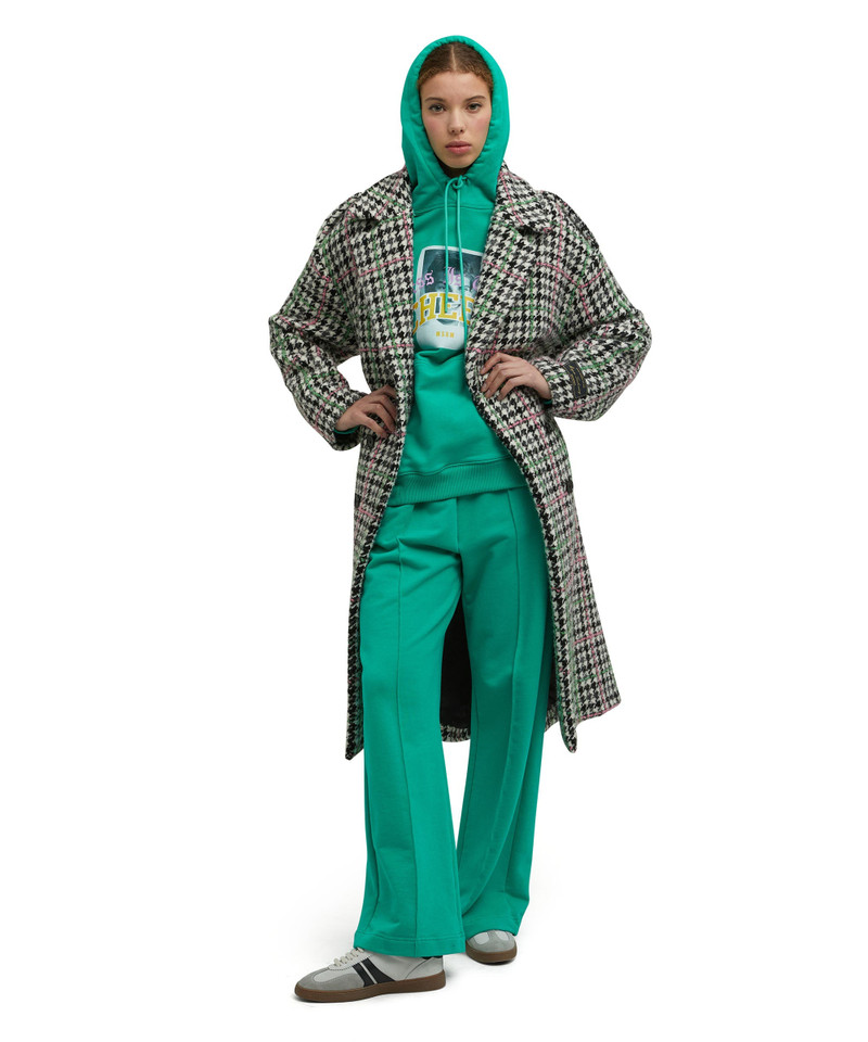 Cotton jogging trousers with MSGM Mini logo print 5