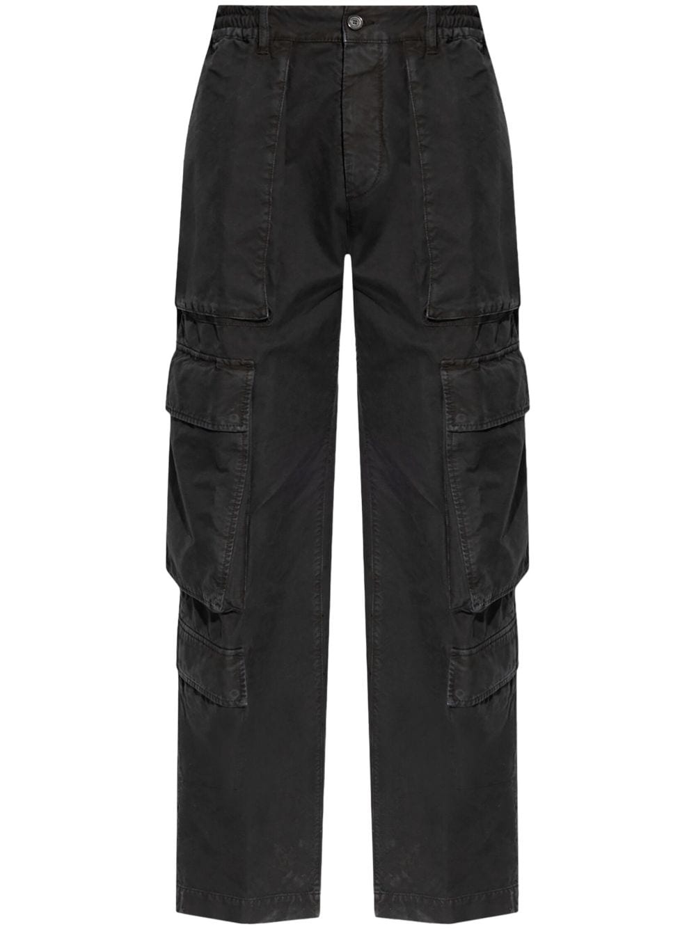 Icon-print cargo trousers - 1