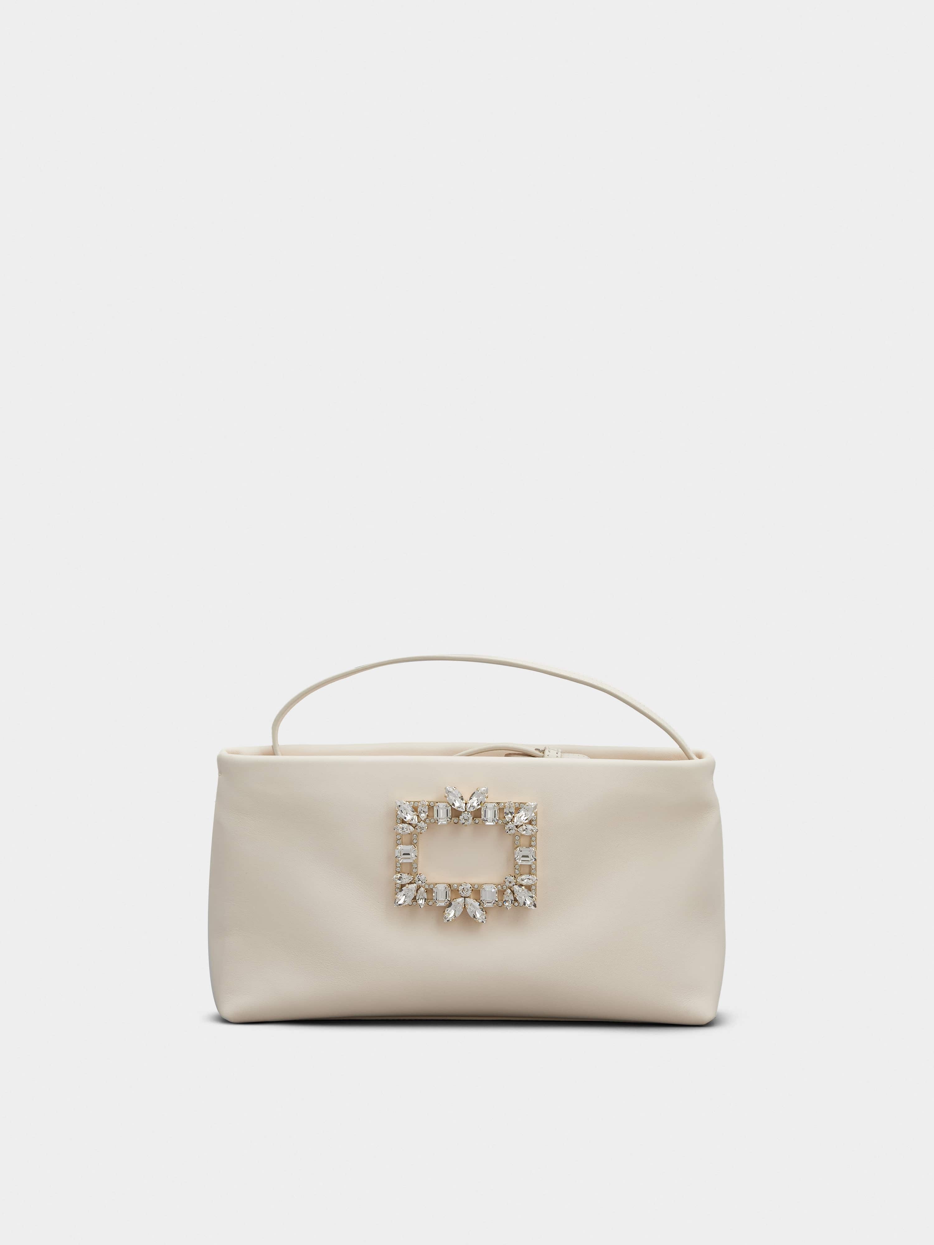 RV Nightlily Broche Vivier Buckle Mini Bag in Leather - 1