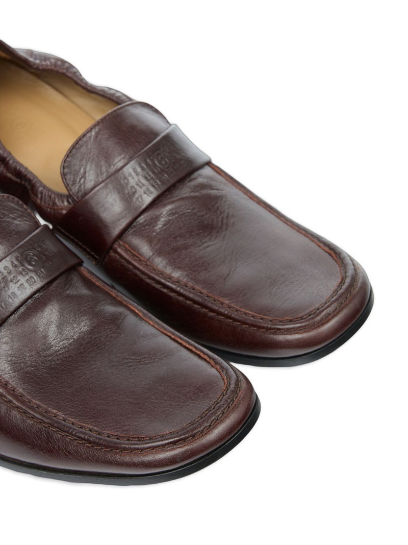 penny strap leather loafers 4